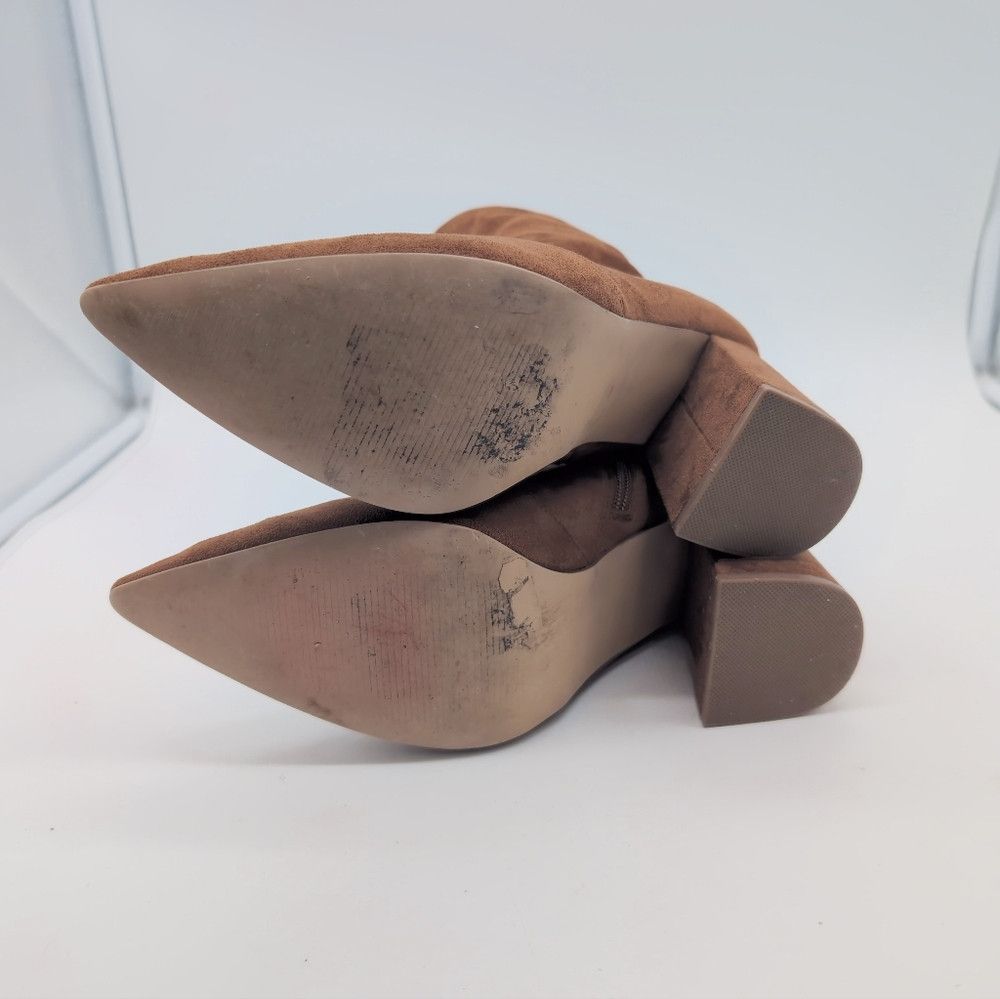Steve Madden Steve Madden Sz 9 Brown Fabric Suede Ankle Boots Hayes Size US 9 / IT 39 - 8 Thumbnail