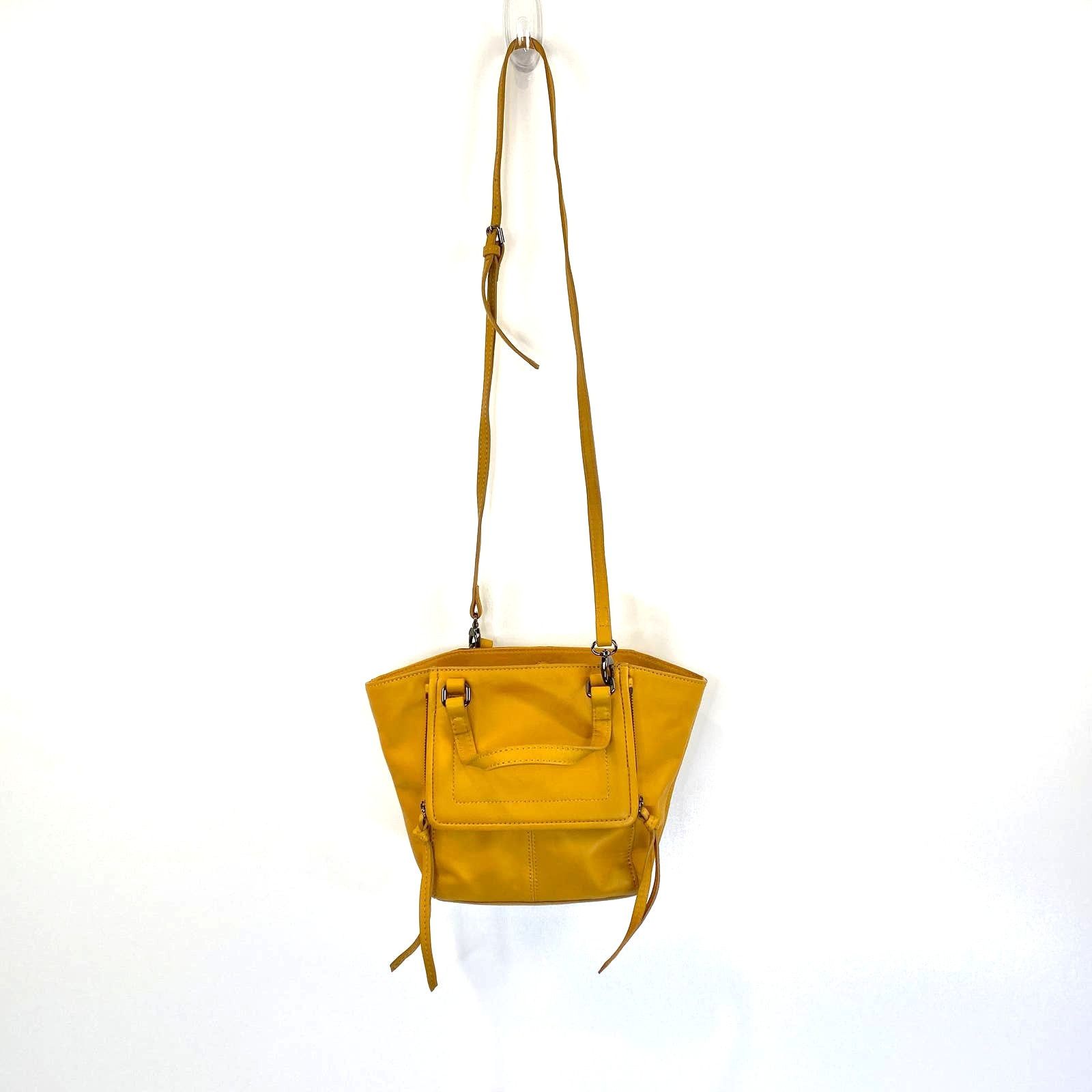 Other Kooba Orian Mini Flap Crossbody Small Leather Tote Yellow Size ONE SIZE - 1 Thumbnail