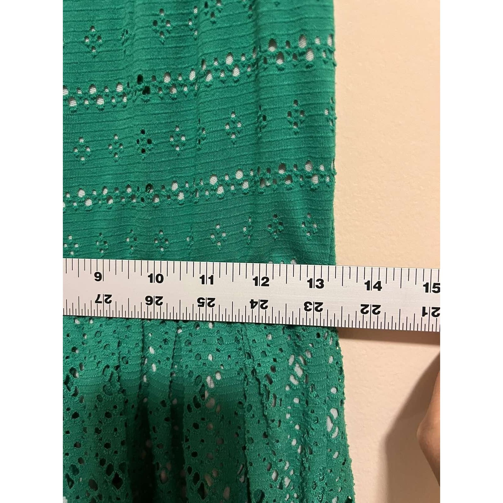 Anthropologie Anthropologie Sungreen flare Dress size S A000266 Size S / US 4 / IT 40 - 6 Thumbnail