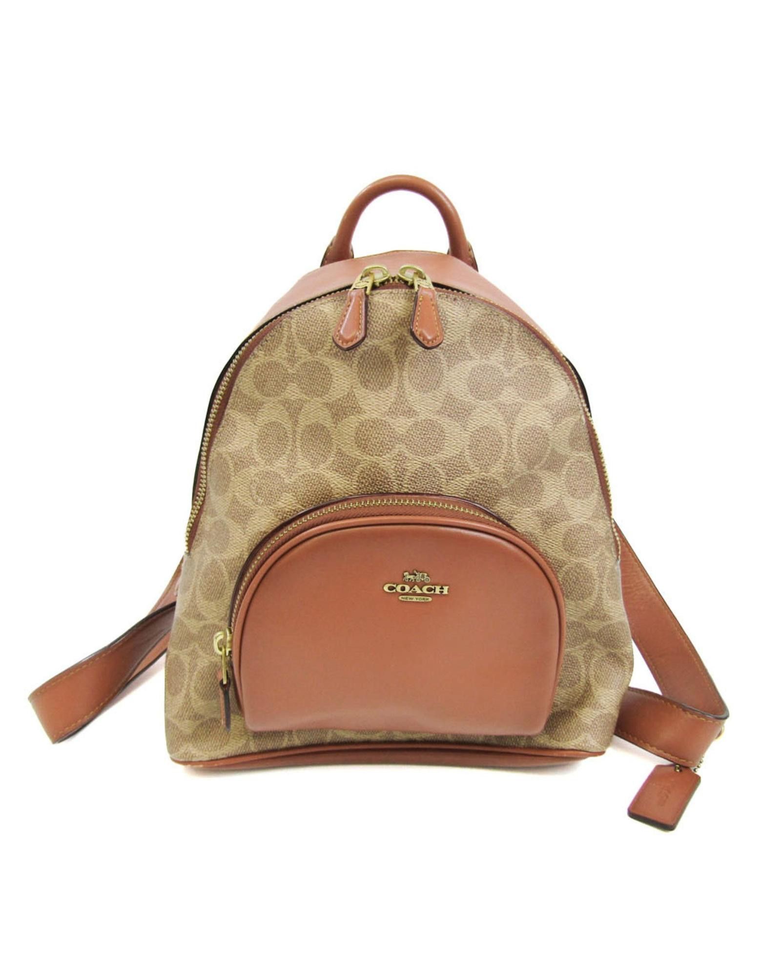 image of Coach Signature Carry 1029 Backpack in Beige, Women's