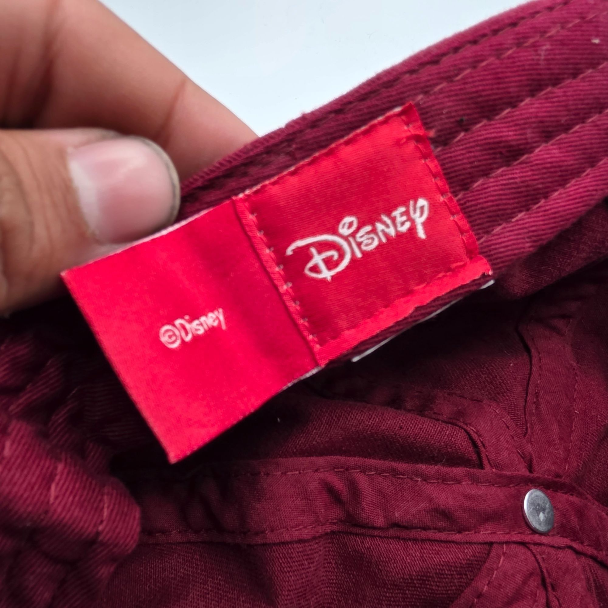 Disney Disney Mickey Mouse Adults Red Adjustable Baseball Cap Hat C Size ONE SIZE - 6 Thumbnail