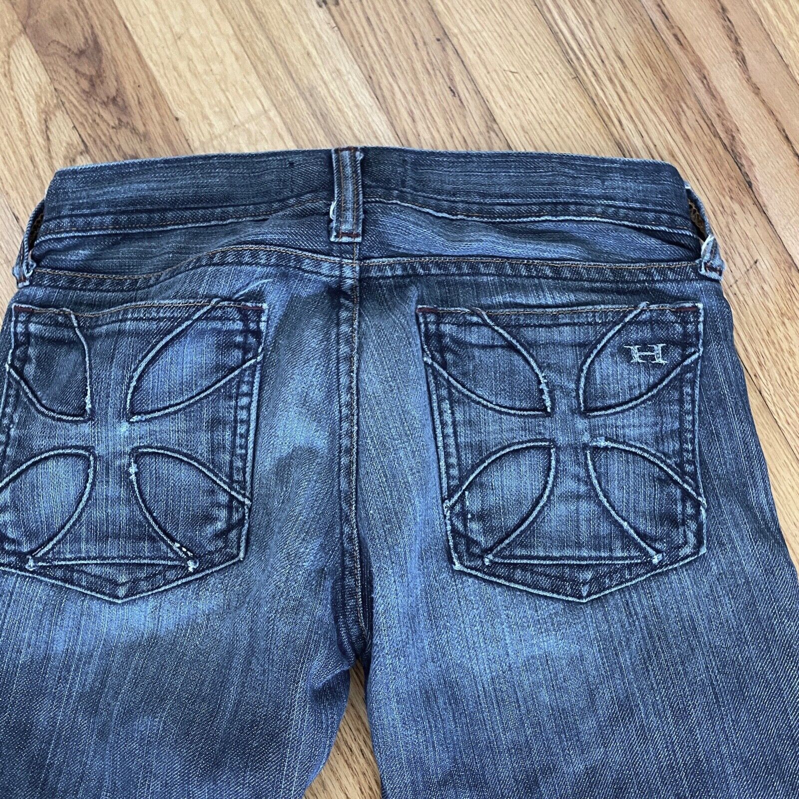 Other VINTAGE Habitual Low-Rise Skinny Studded Ankle Jean Pockets Size 25" / US 0 / IT 36 - 6 Thumbnail