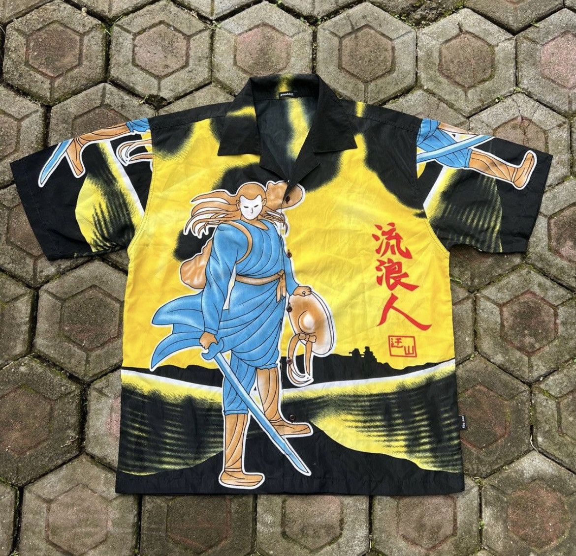 Anime × Vintage Vintage Y2K Superhero AOP collar shirt Size US XL / EU 56 / 4 - 1 Thumbnail