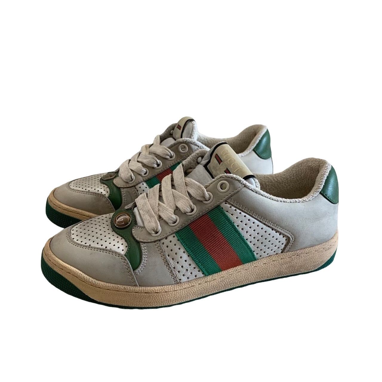 Gucci Gucci Screener Low-Top Sneakers Size 35.5 Size US 5.5 / IT 35.5 - 1 Thumbnail