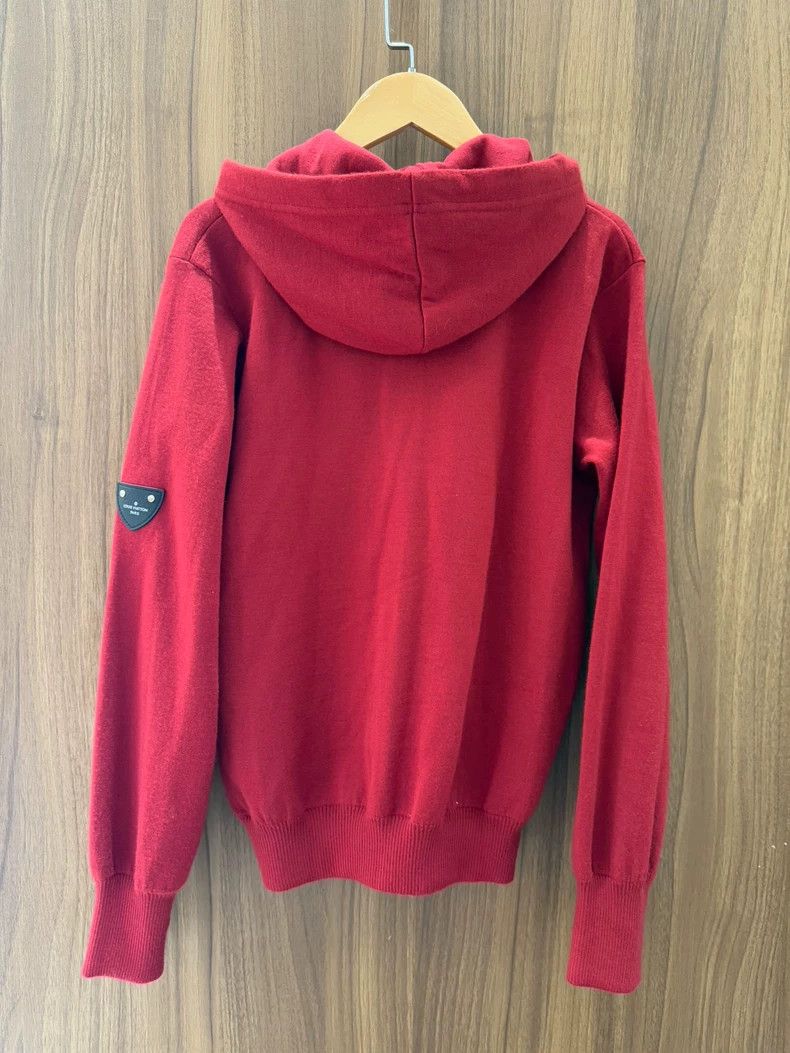 Louis Vuitton Louis Vuitton Red zip drawstring hooded sweatshirt Size US S / EU 44-46 / 1 - 2 Thumbnail