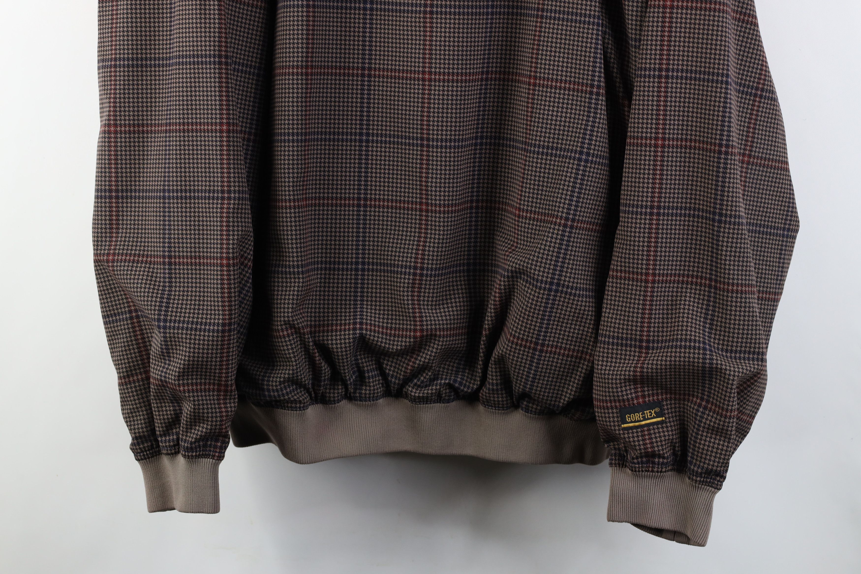 Vintage Vintage 90s Streetwear Houndstooth Pullover Rain Jacket Size US L / EU 52-54 / 3 - 3 Thumbnail