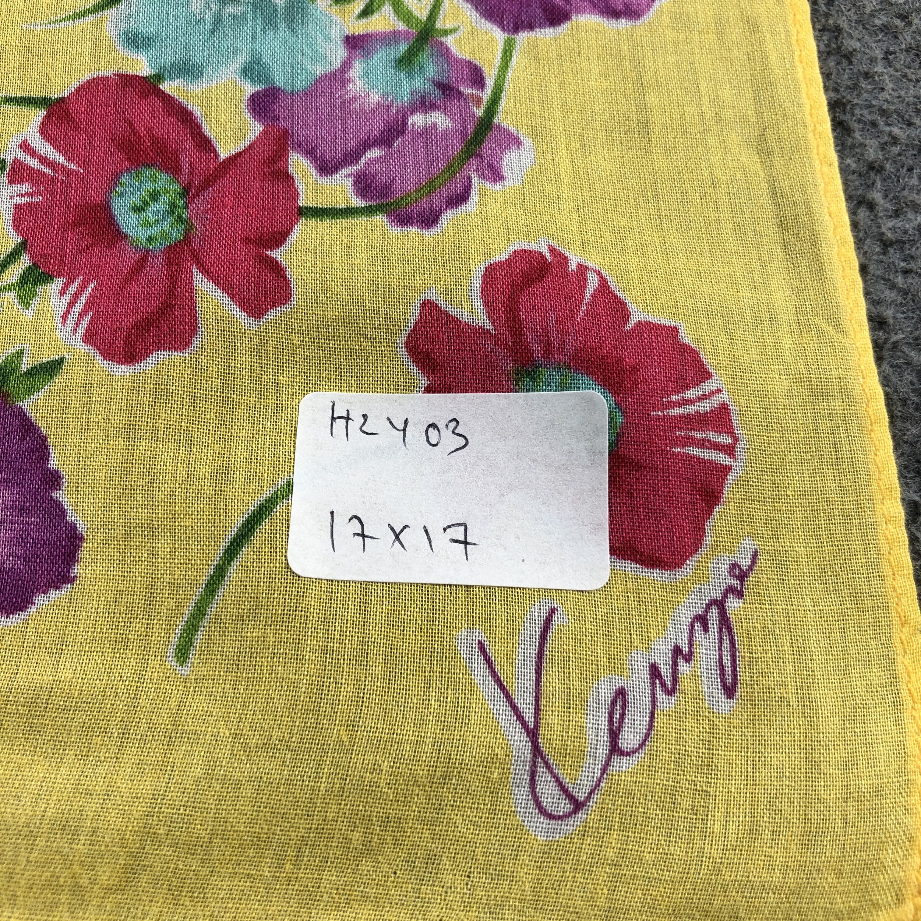 Kenzo Kenzo Floral Handkerchief Neckerchief Bandana H2403 Size ONE SIZE - 6 Thumbnail