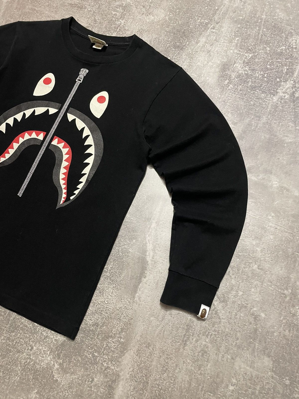 Bape Bape Shark Zip Long Sleeve Size US S / EU 44-46 / 1 - 5 Thumbnail