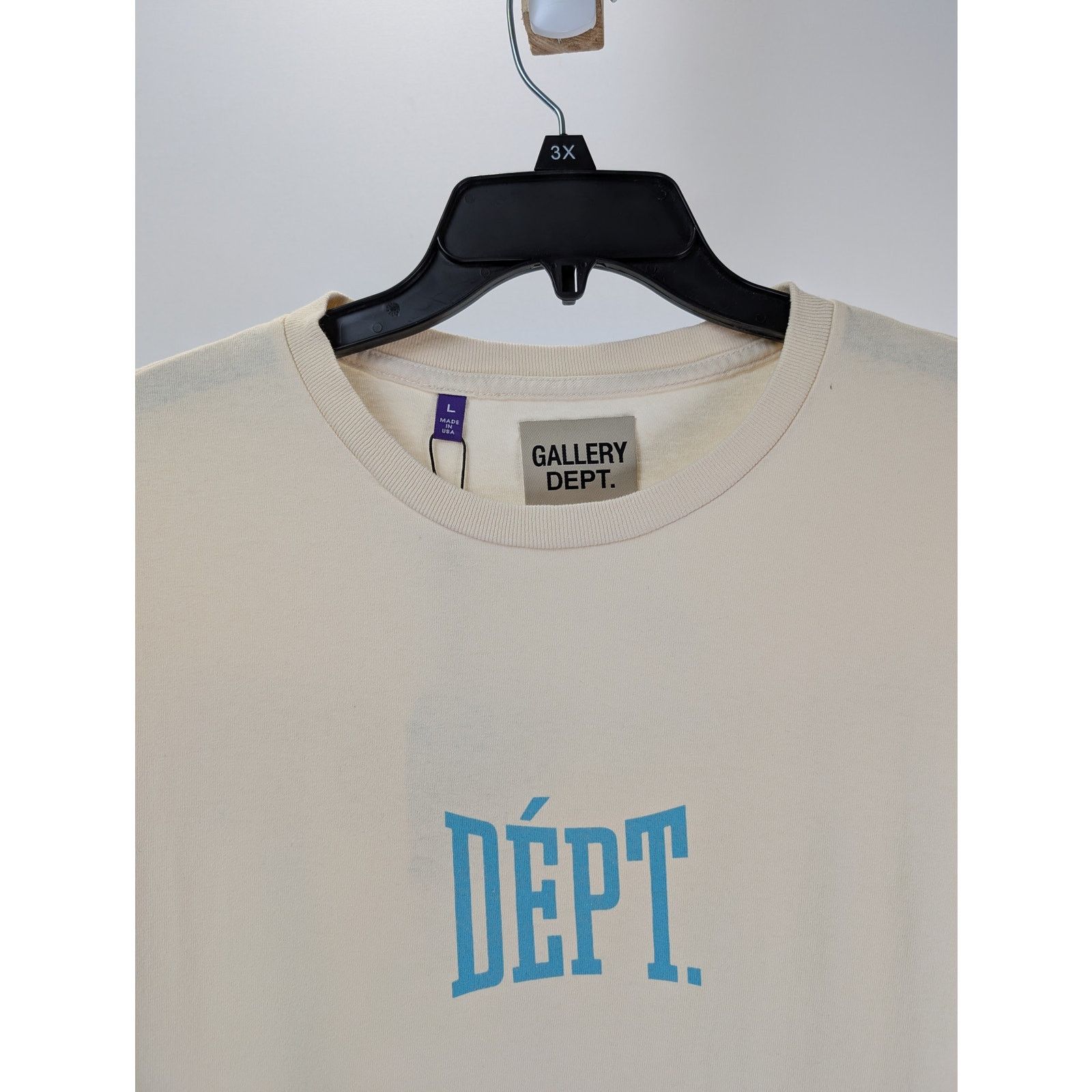 Gallery Dept. o1rshd1 Dept Gym Logo Tee T-Shirt in Cream Size US L / EU 52-54 / 3 - 6 Thumbnail