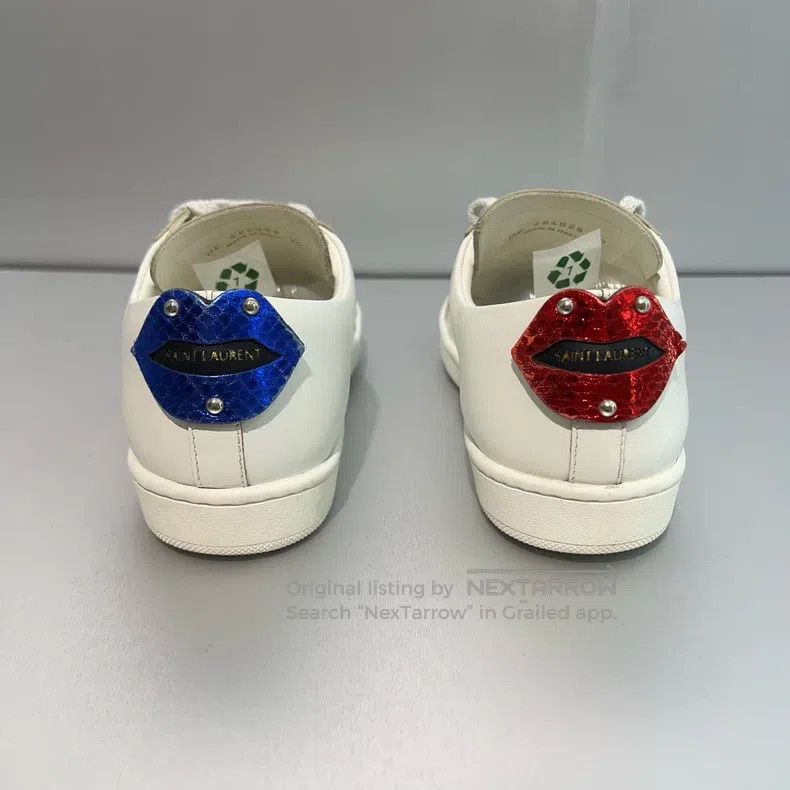 Saint Laurent Paris Saint Laurent Paris White Sneakers Size US 5 / EU 37 - 5 Thumbnail