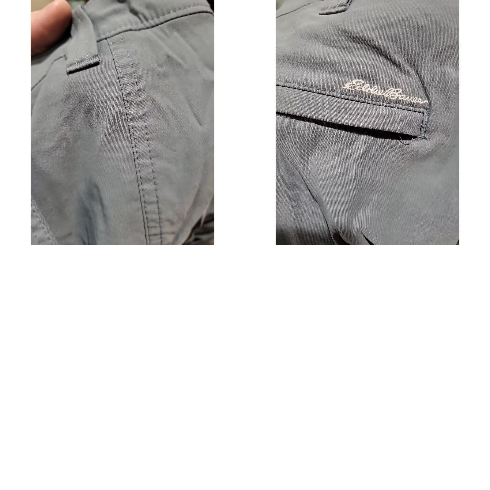 Eddie Bauer VINTAGE Eddie Bauer Outdoor Shorts 40 Gray Chino Stretch Security Pocket 9in Regular Mens Size US 40 / EU 56 - 8 Thumbnail