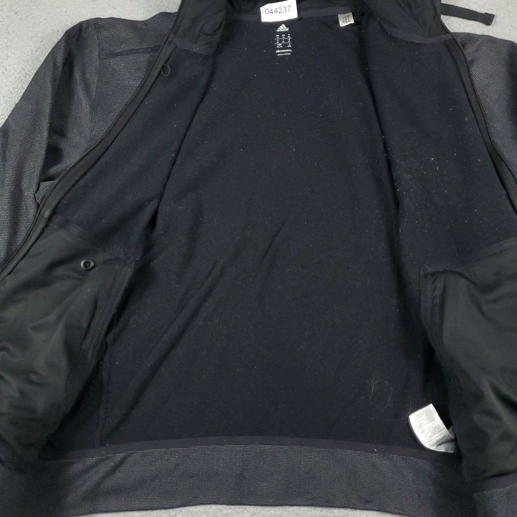 Adidas Adidas Hoodie Mens XL Gray Full Zip Up Sweatshirt Sweatshirt Hoodie Size US XL / EU 56 / 4 - 5 Thumbnail
