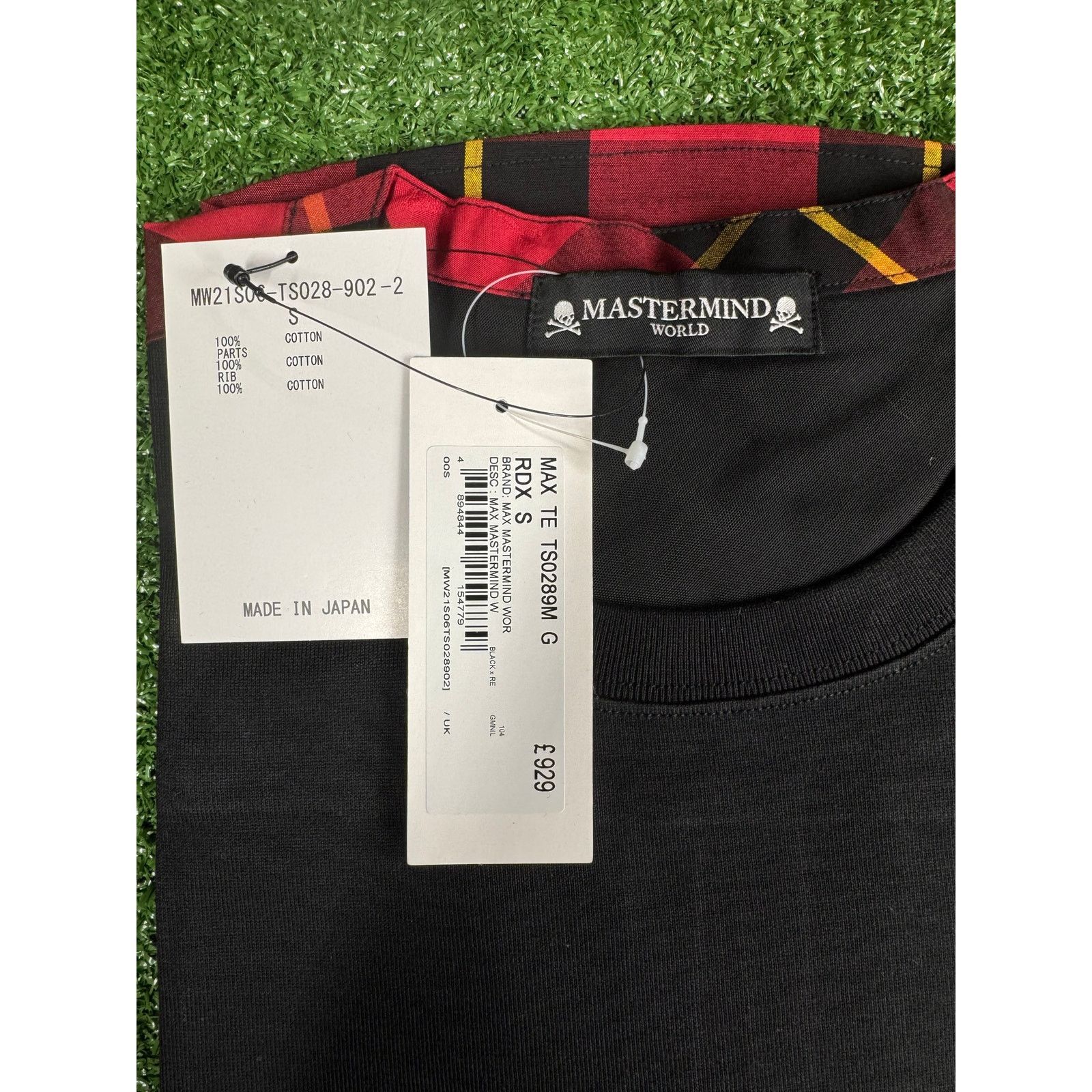 Mastermind Japan Mastermind Vs. Bape Red 2-Color Check T-Shirt Size Small Size US S / EU 44-46 / 1 - 2 Thumbnail