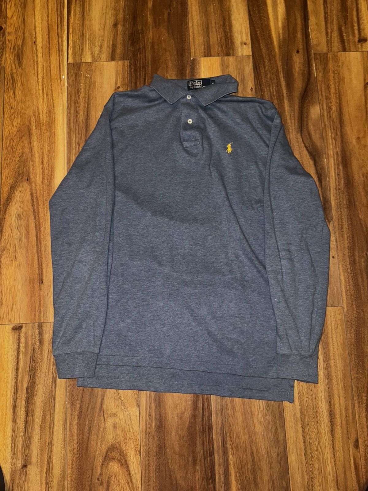 Polo Ralph Lauren Polo Ralph Lauren Men's Grey and Yellow Polo-shirts Size US M / EU 48-50 / 2 - 1 Thumbnail