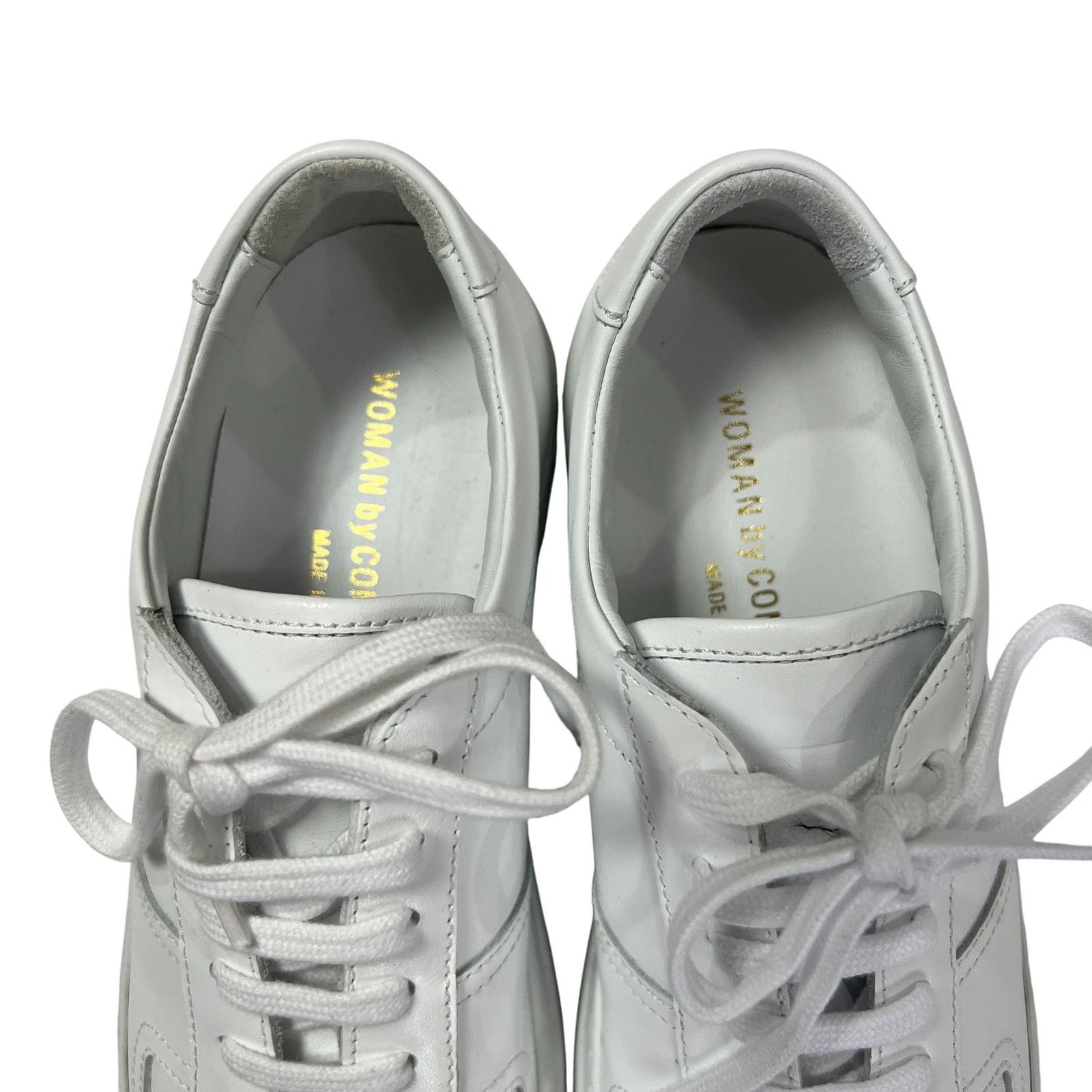 Common Projects Common Projects BBall Low White Leather Sneakers EU37 Size US 6.5 / IT 36.5 - 11 Thumbnail