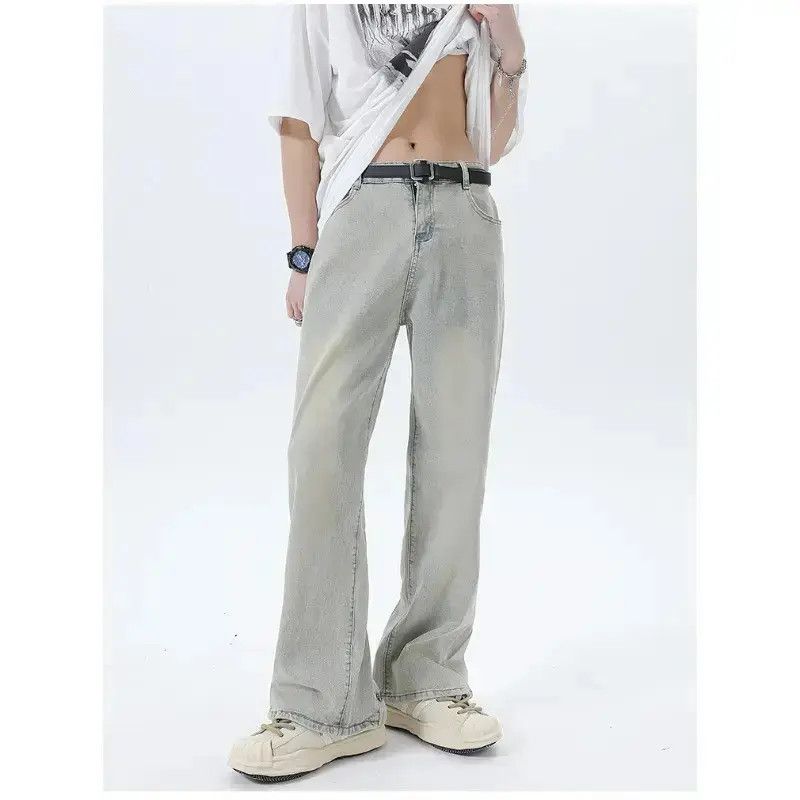 Japanese Brand Retro loose casual straight leg jeans Size US 32 / EU 48 - 2 Thumbnail