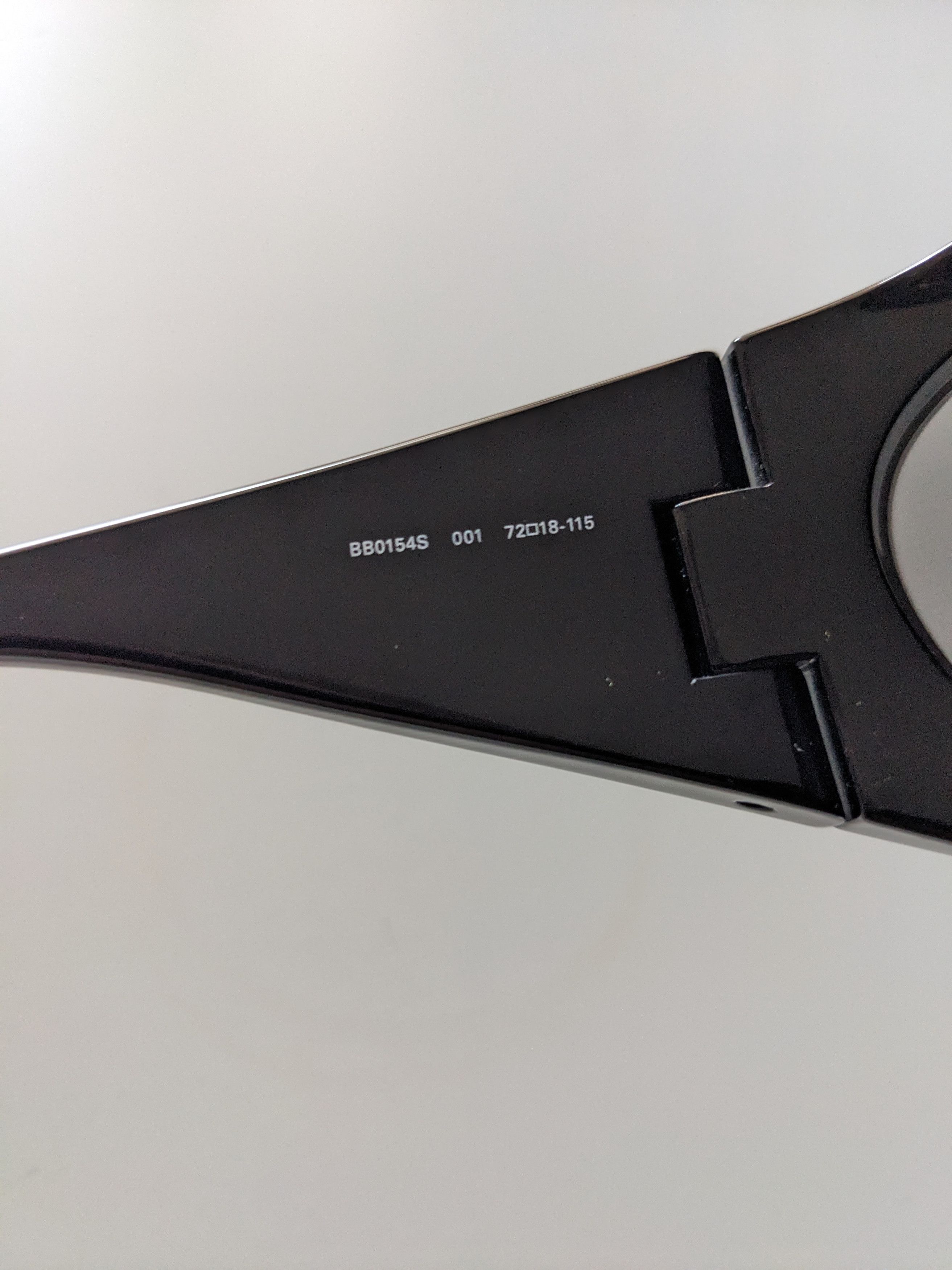 Balenciaga Black Void Butterfly Sunglasses Size ONE SIZE - 6 Thumbnail