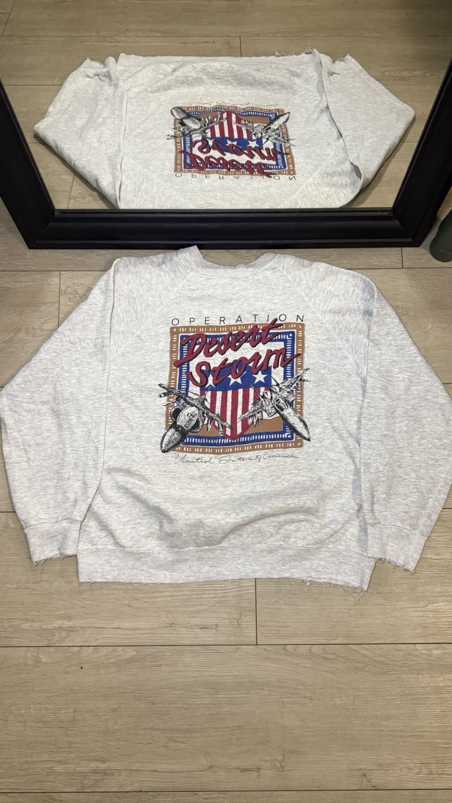 Other Vintage / Y2K 1990s Operation Desert Storm Two JetsCrewneck Size US M / EU 48-50 / 2 - 1 Thumbnail