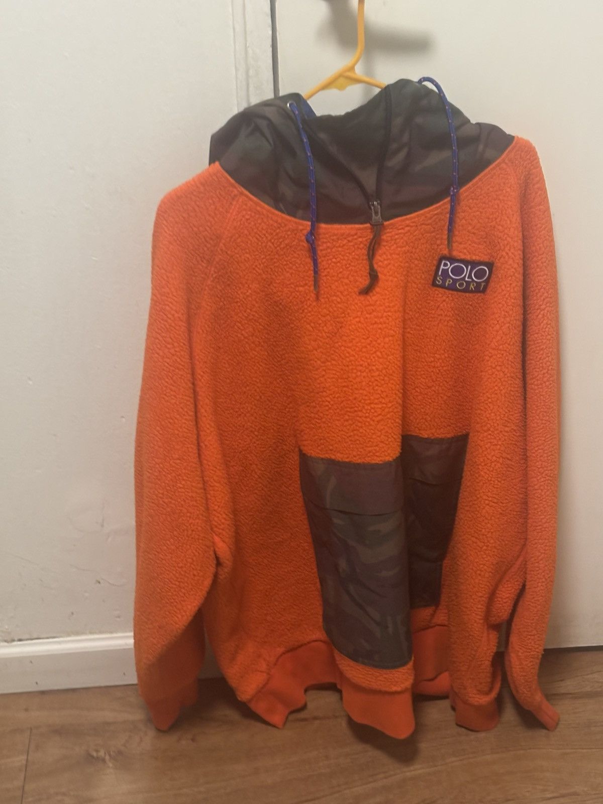 Polo Ralph Lauren Orange polo fleece hoodie XL Size US XL / EU 56 / 4 - 7 Thumbnail