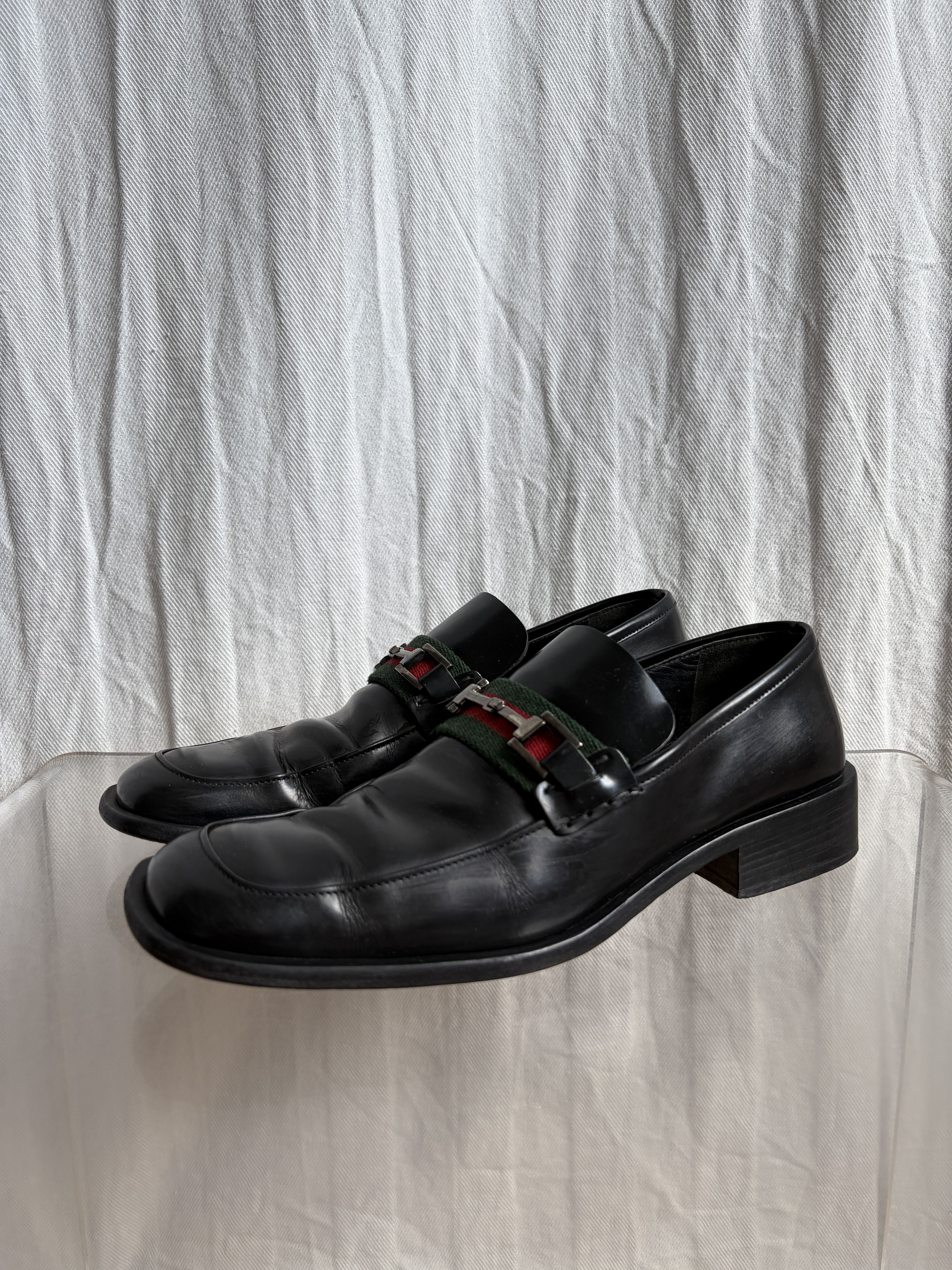 Gucci Horsebit Square Toe Loafers Size US 7 / EU 40 - 5 Thumbnail