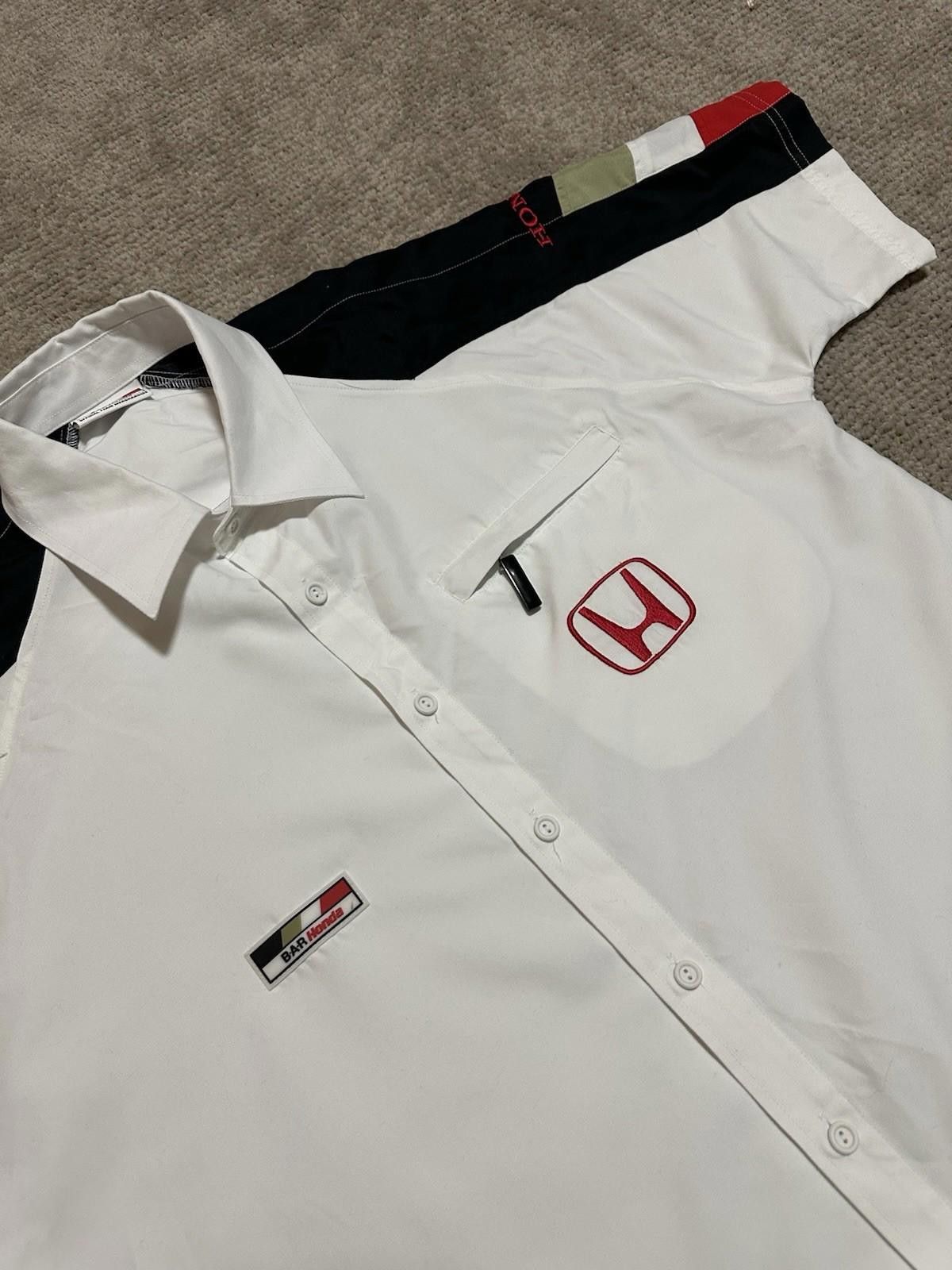 Honda VINTAGE BAR HONDA TEAM F1 RACING SHIRT SZ L Size US L / EU 52-54 / 3 - 3 Thumbnail