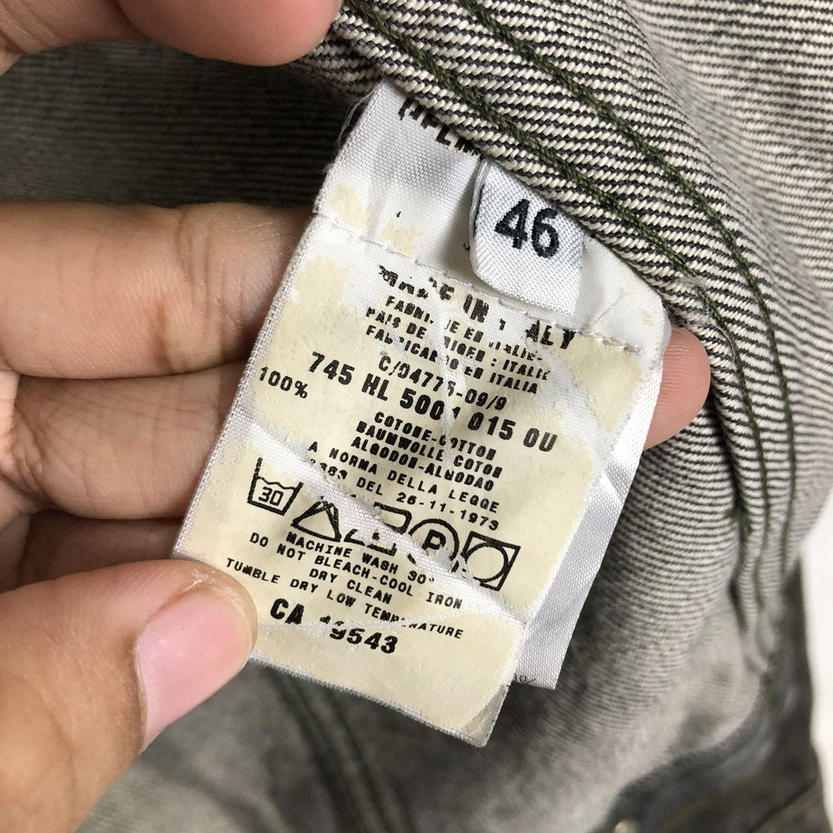 Helmut Lang 🔥VINTAGE HELMUT LANG CLASSIC DENIM TRUCKER JACKET BIKER Size US M / EU 48-50 / 2 - 21 Thumbnail