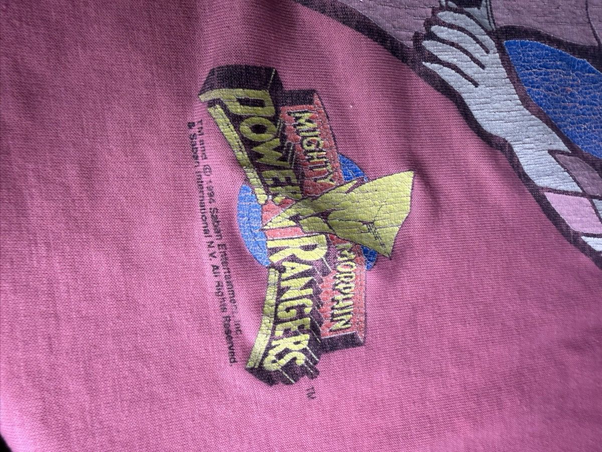Vintage 1990s mighty Morphin Power Rangers single stitch T-shirt Size US S / EU 44-46 / 1 - 2 Thumbnail
