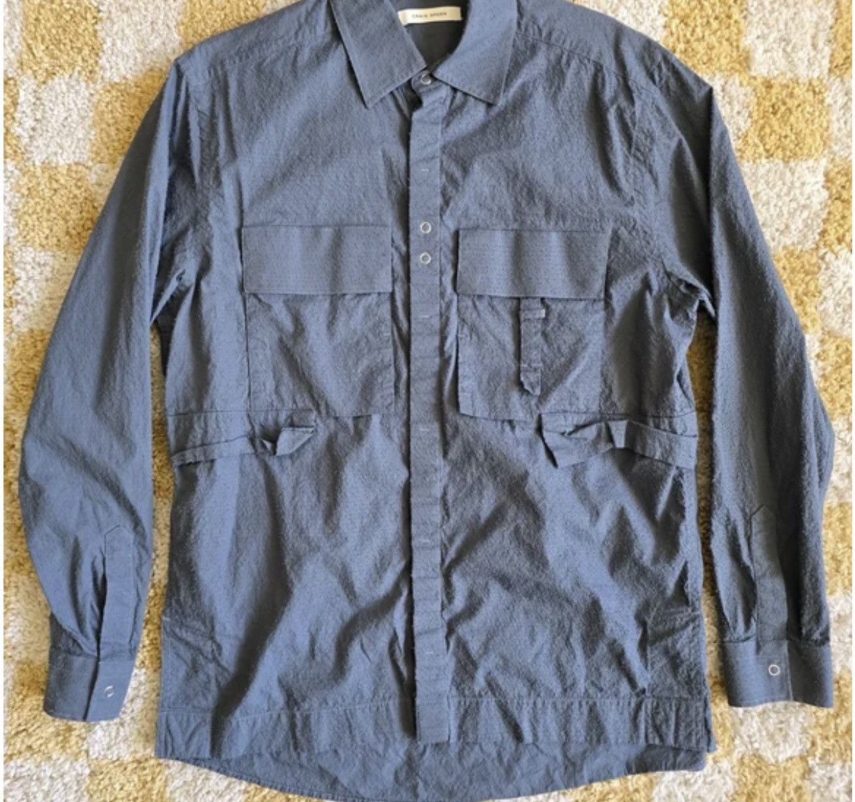 Craig Green Craig Green - Seersucker long-sleeved shirt Size US L / EU 52-54 / 3 - 1 Thumbnail