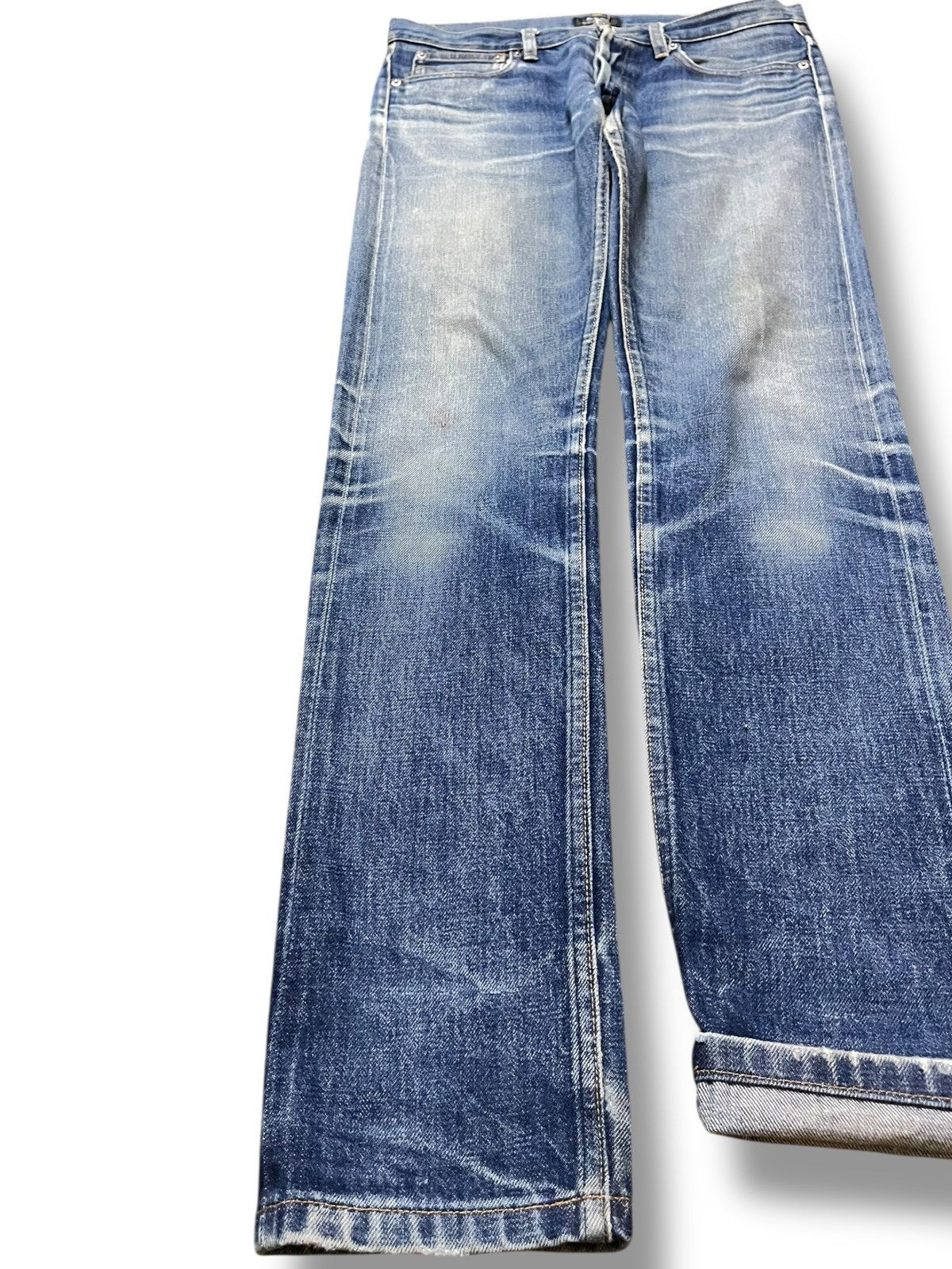A.P.C. Vintage A.P.C Selvedge Faded Whiskers Denim Size US 31 - 4 Thumbnail
