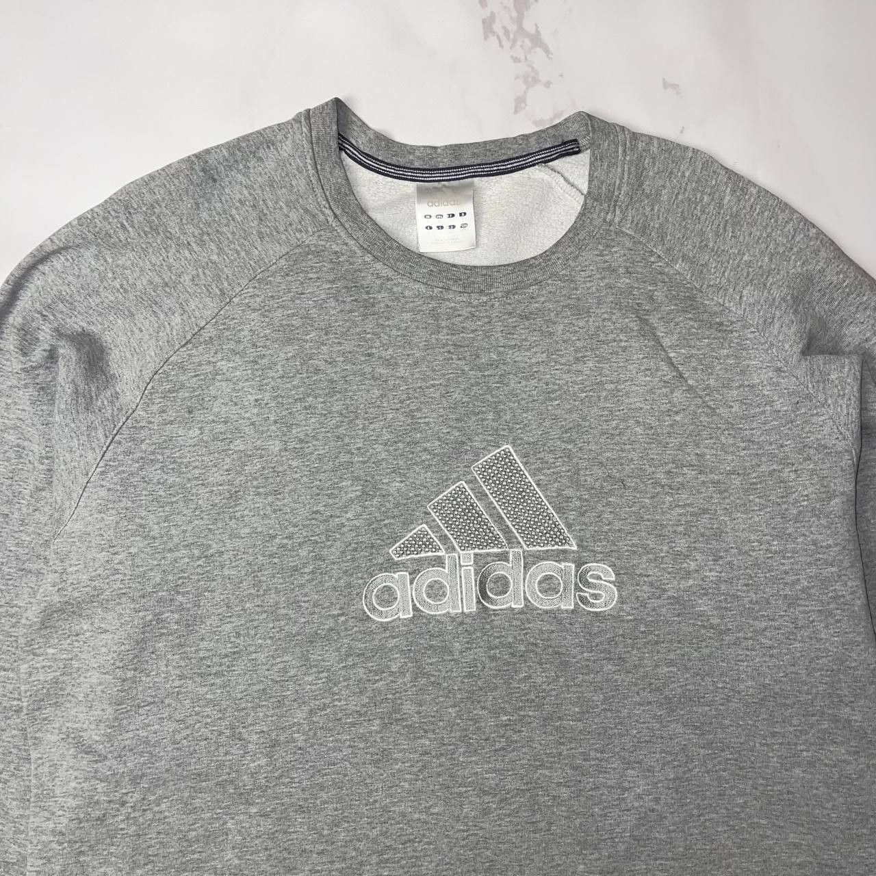 Adidas Adidas Sweatshirt Mens XL Embroidered Spell Out 00s Y2K Size US XL / EU 56 / 4 - 5 Thumbnail