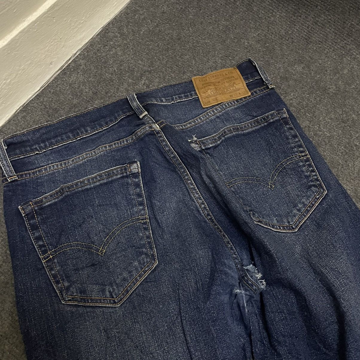 Levi's Vintage Levis 505 Big E Reproduction Blue Jeans Size US 33 - 13 Thumbnail