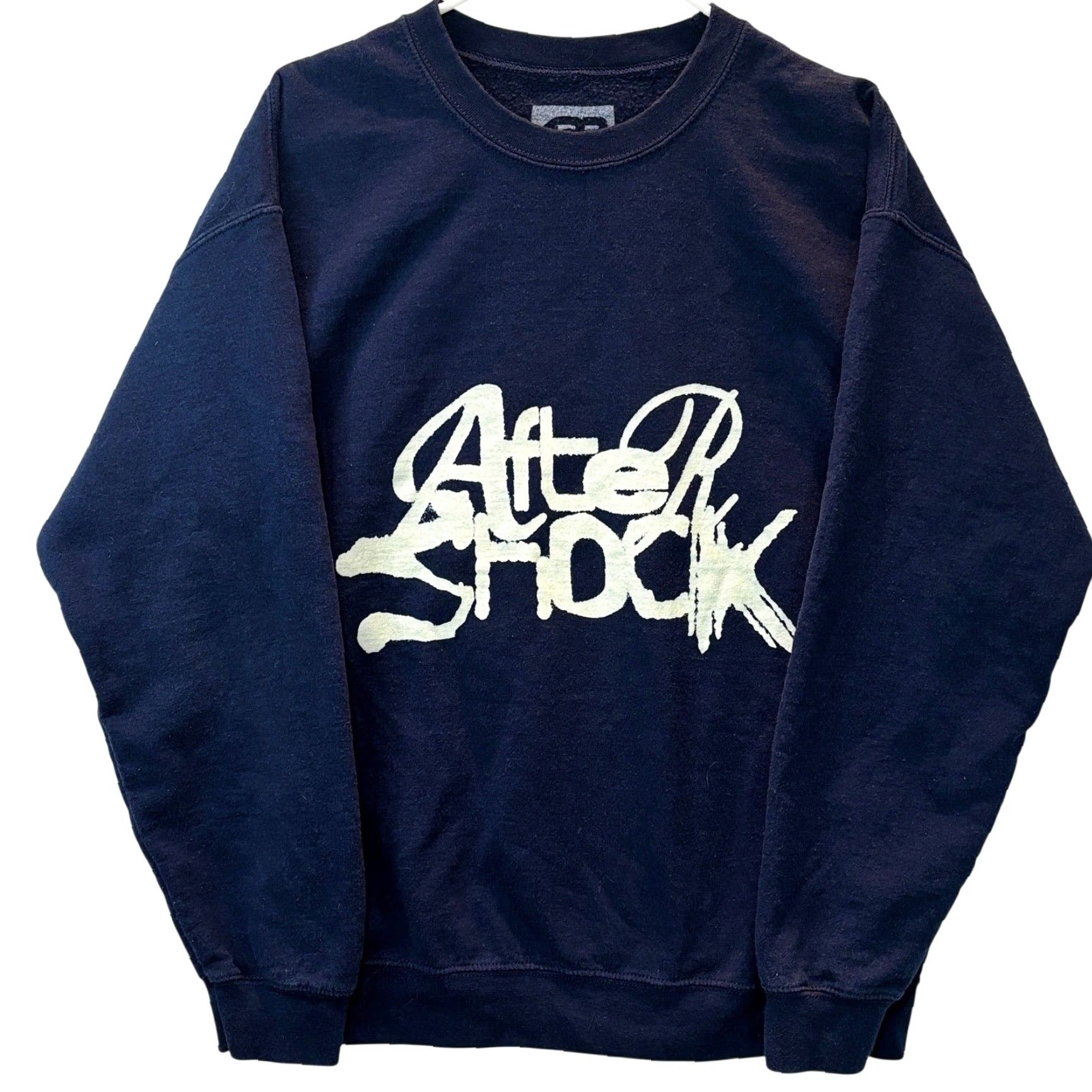 Spell Aftershock Sweatshirt Blue L Fleece Spell Out Logo Pullover Crewneck Casual Unisex Adults Long Sleeve Regular Size Large Historical Vintage No Size US L / EU 52-54 / 3 - 2 Thumbnail