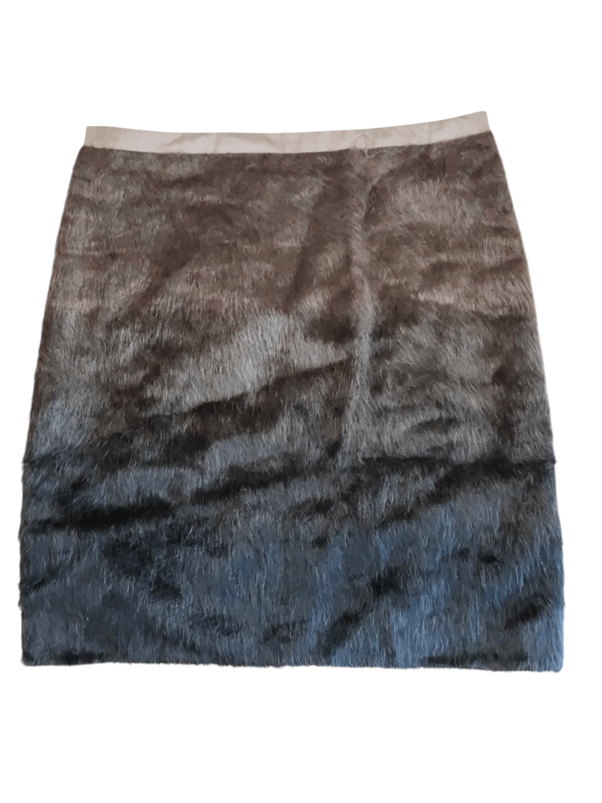 Max Mara MAX MARA Fur Alpaca Mini Skirt Size 30" / US 8 / IT 44 - 1 Thumbnail