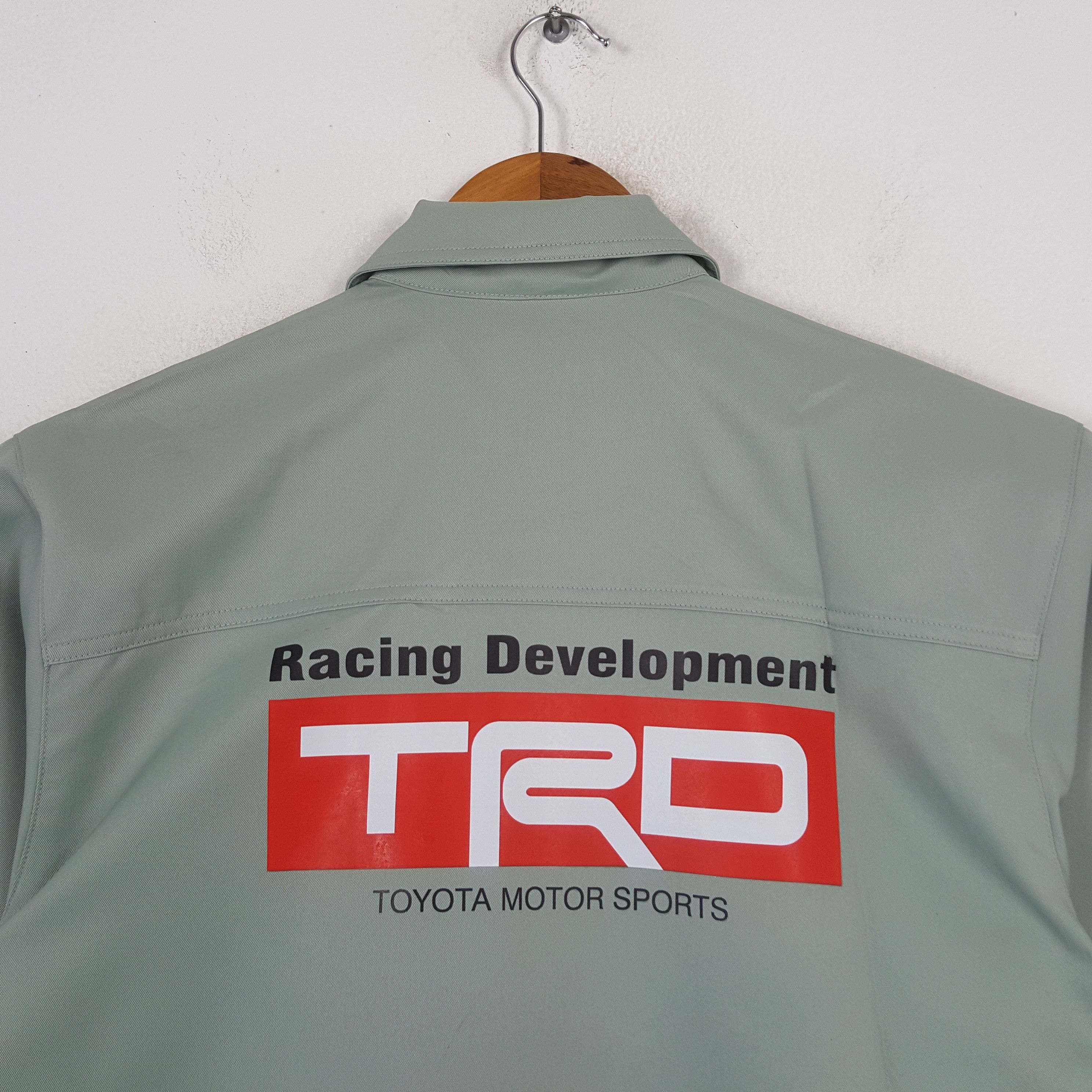 Japanese Brand × Vintage Vintage TRD RACING Japan Racing Team Custom Jacket C289N1 Size US M / EU 48-50 / 2 - 2 Thumbnail