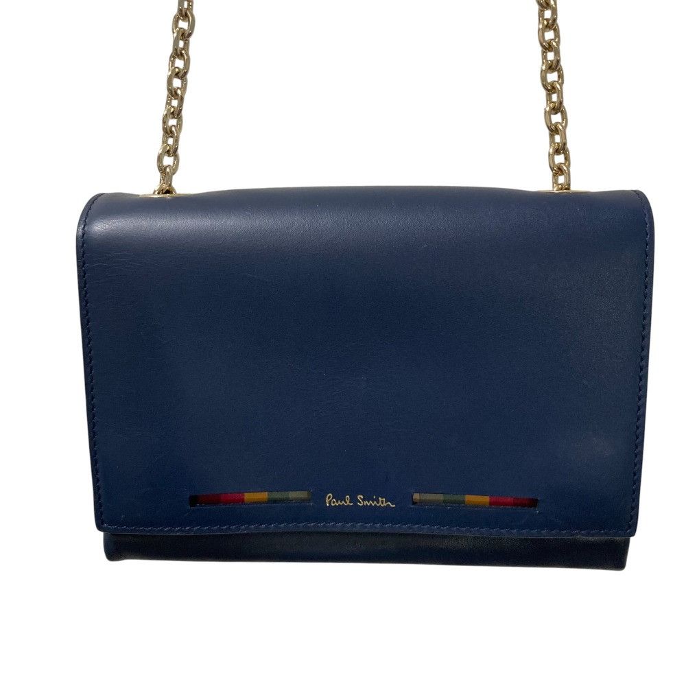 Paul Smith Paul Smith Paul Smith Leather Chain Shoulder Bag Leather Shoulder Bag DUTY FREE for USA Size ONE SIZE - 1 Thumbnail