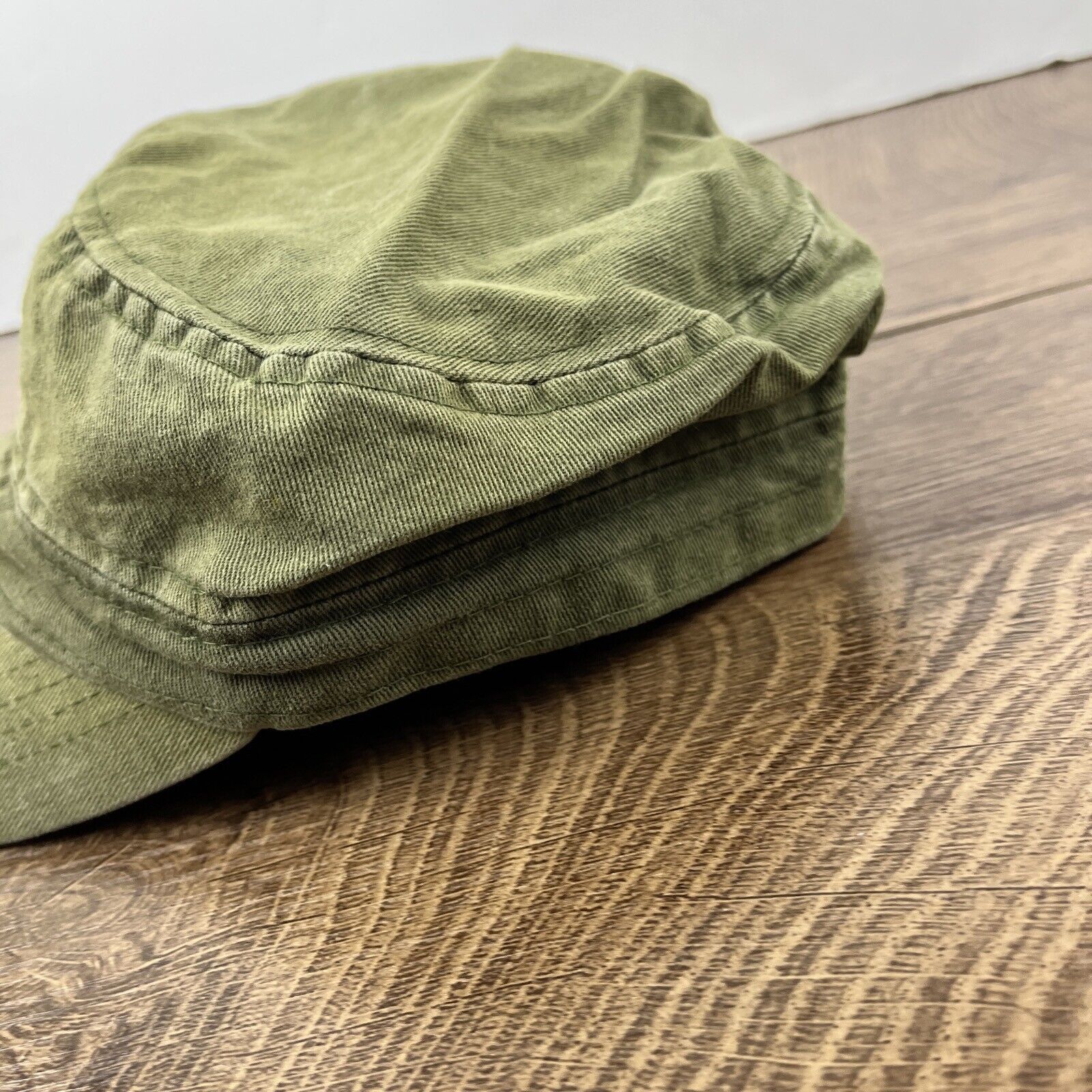 Other Plain Green Hat Adjustable Adult Size Hat Green Cap Size ONE SIZE - 7 Thumbnail