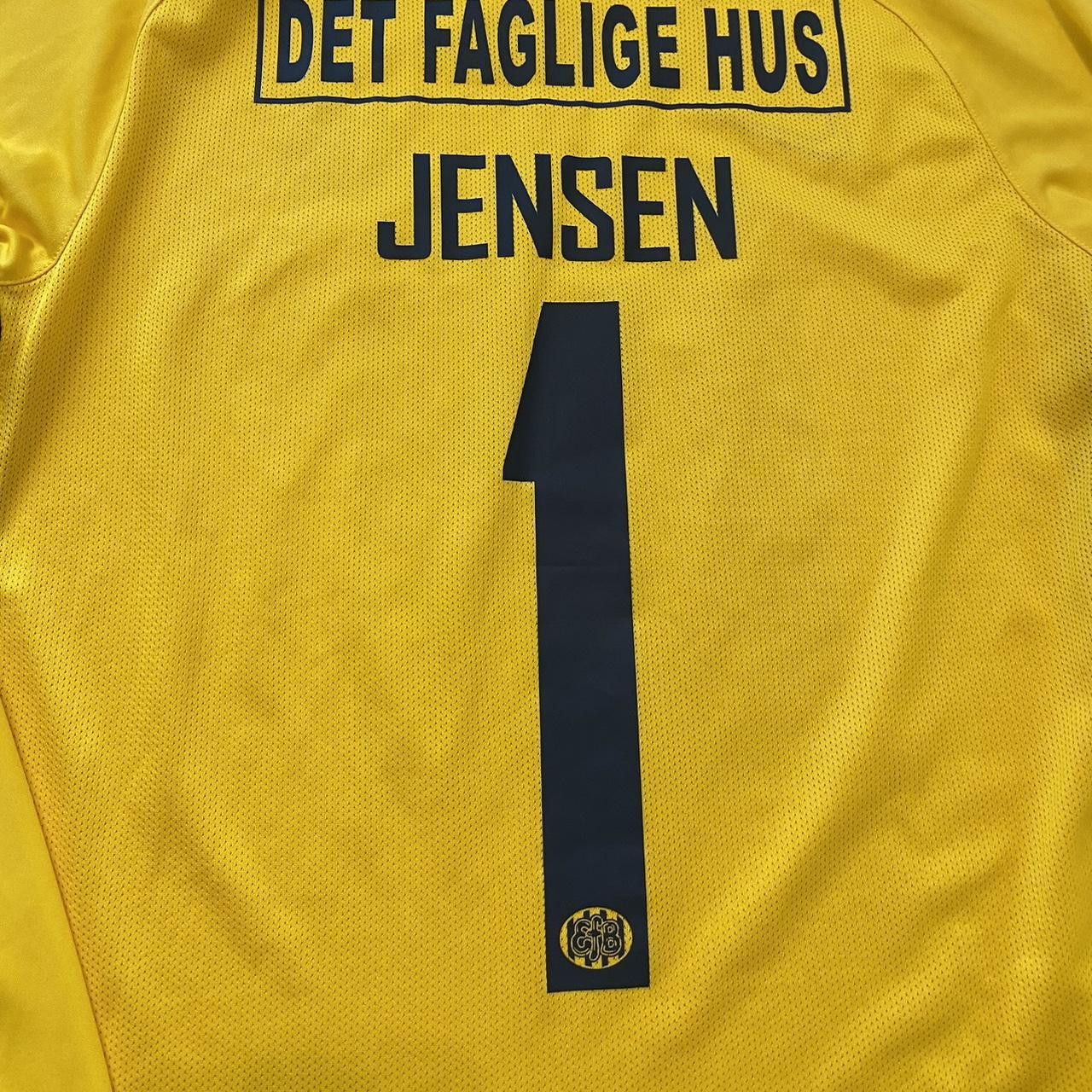 Nike *1 Efbjerg Jensen Goalkeeper Football Shirt Denmark Shirt Size US L / EU 52-54 / 3 - 3 Thumbnail
