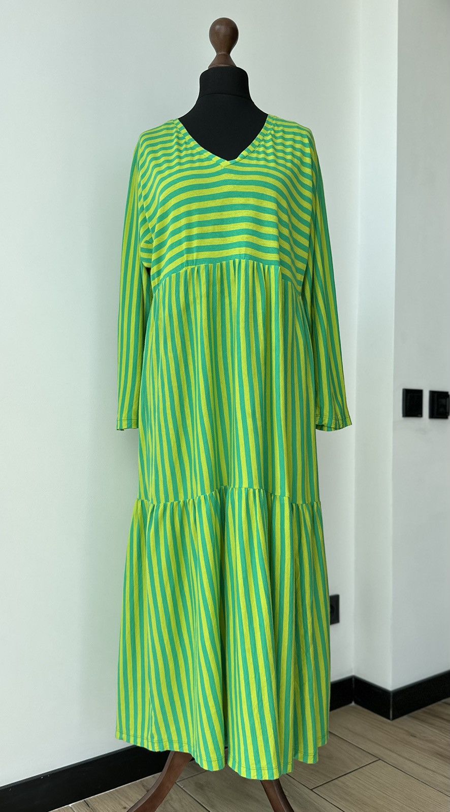 Other Gudrun Sjoden Women's Long Striped Dress Organic Size M Size M / US 6-8 / IT 42-44 - 2 Thumbnail