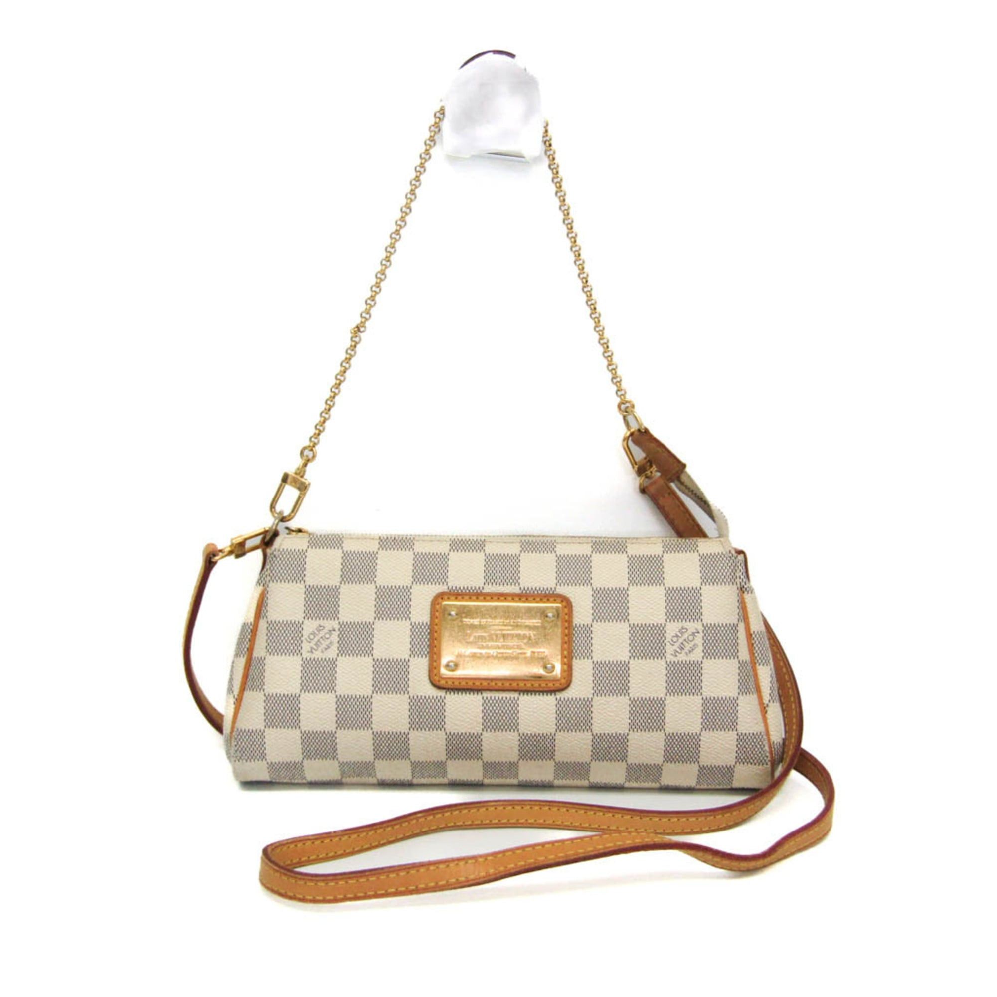 Louis Vuitton Louis Vuitton Damier Azur Eva N55214 Women's Shoulder Bag Damier Azur Size ONE SIZE - 1 Thumbnail