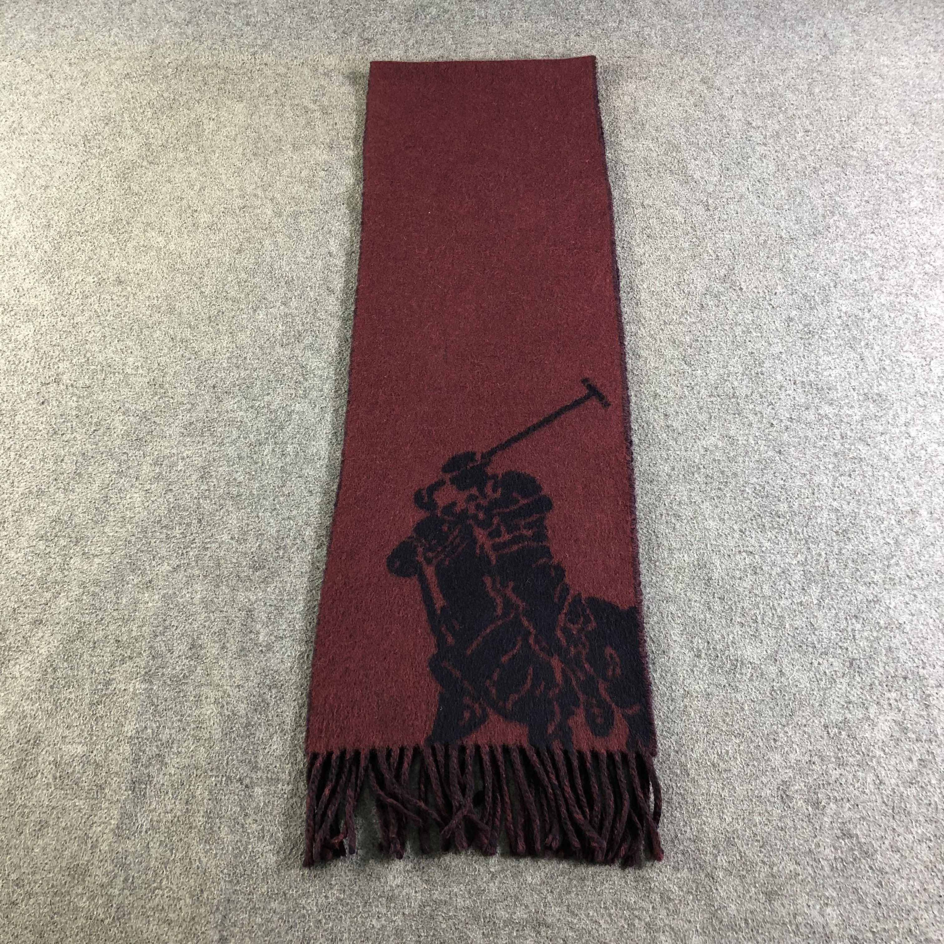 Polo Ralph Lauren Polo Ralph Lauren Big Logo Wool Scarf Muffler Neckwear V2131 Size ONE SIZE - 3 Thumbnail