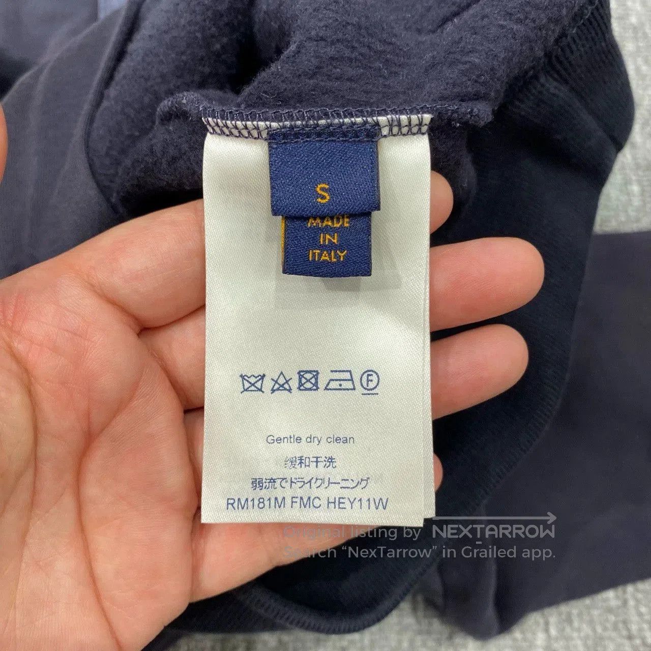 Louis Vuitton deep blue leather zipper jacket. Size US S / EU 44-46 / 1 - 5 Thumbnail