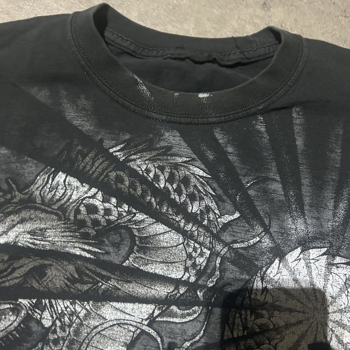 Affliction Y2k dragon grunge graphic tee shirt Size US XL / EU 56 / 4 - 4 Thumbnail