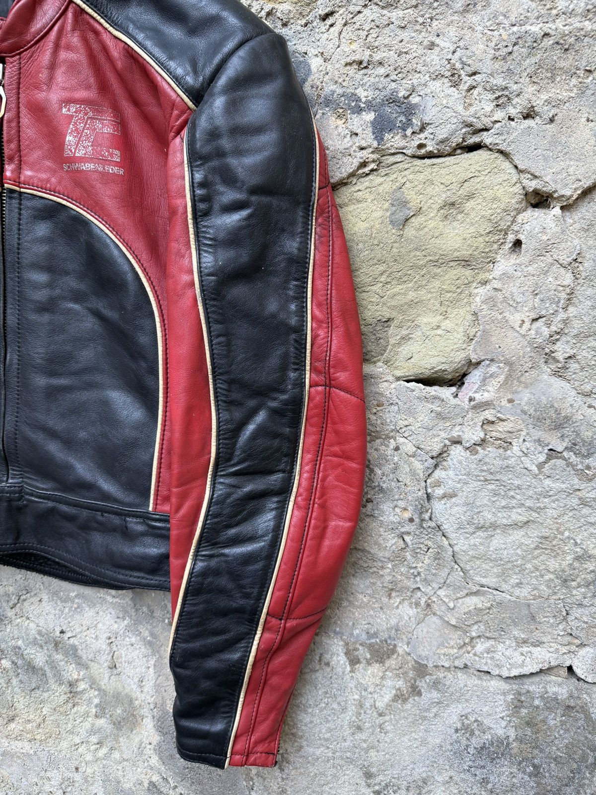 Vintage Vintage 90s Motorcycle Leather Biker Cafe Racer Jacket Size US M / EU 48-50 / 2 - 3 Thumbnail