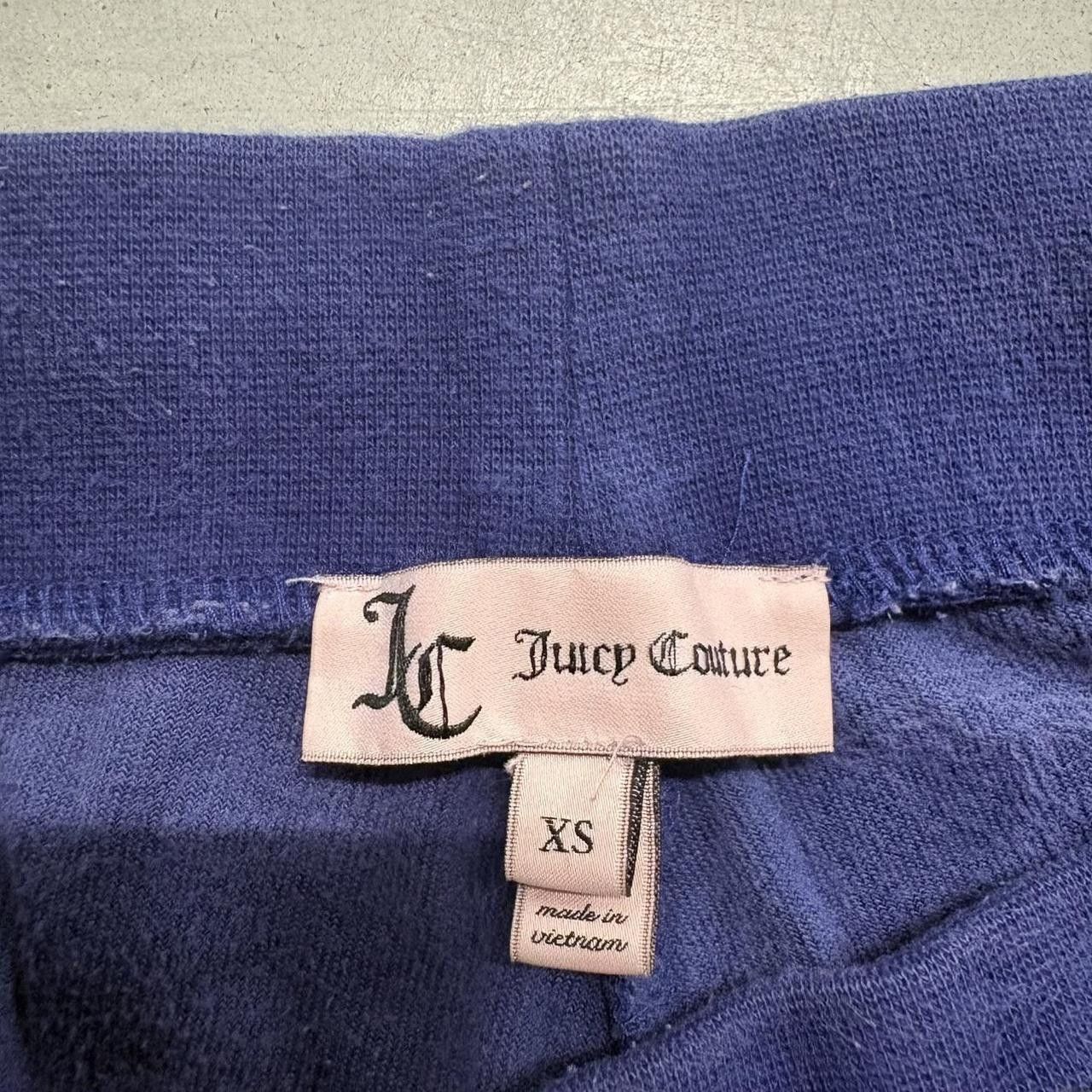 Vintage Crazy Vintage Y2K/2000s Baggy Juicy Couture Blueish Purple Velvet Sweatpants! Size US 28 / EU 44 - 6 Thumbnail