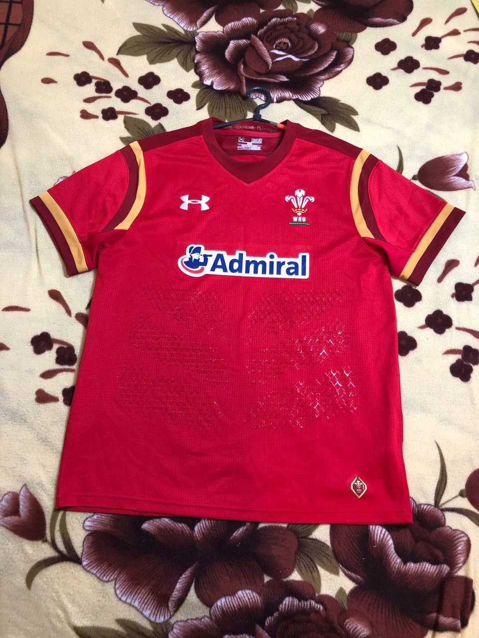 Under Armour WRU Wales National Rugby Under Armour Team Shirt Jersey Size US M / EU 48-50 / 2 - 1 Thumbnail