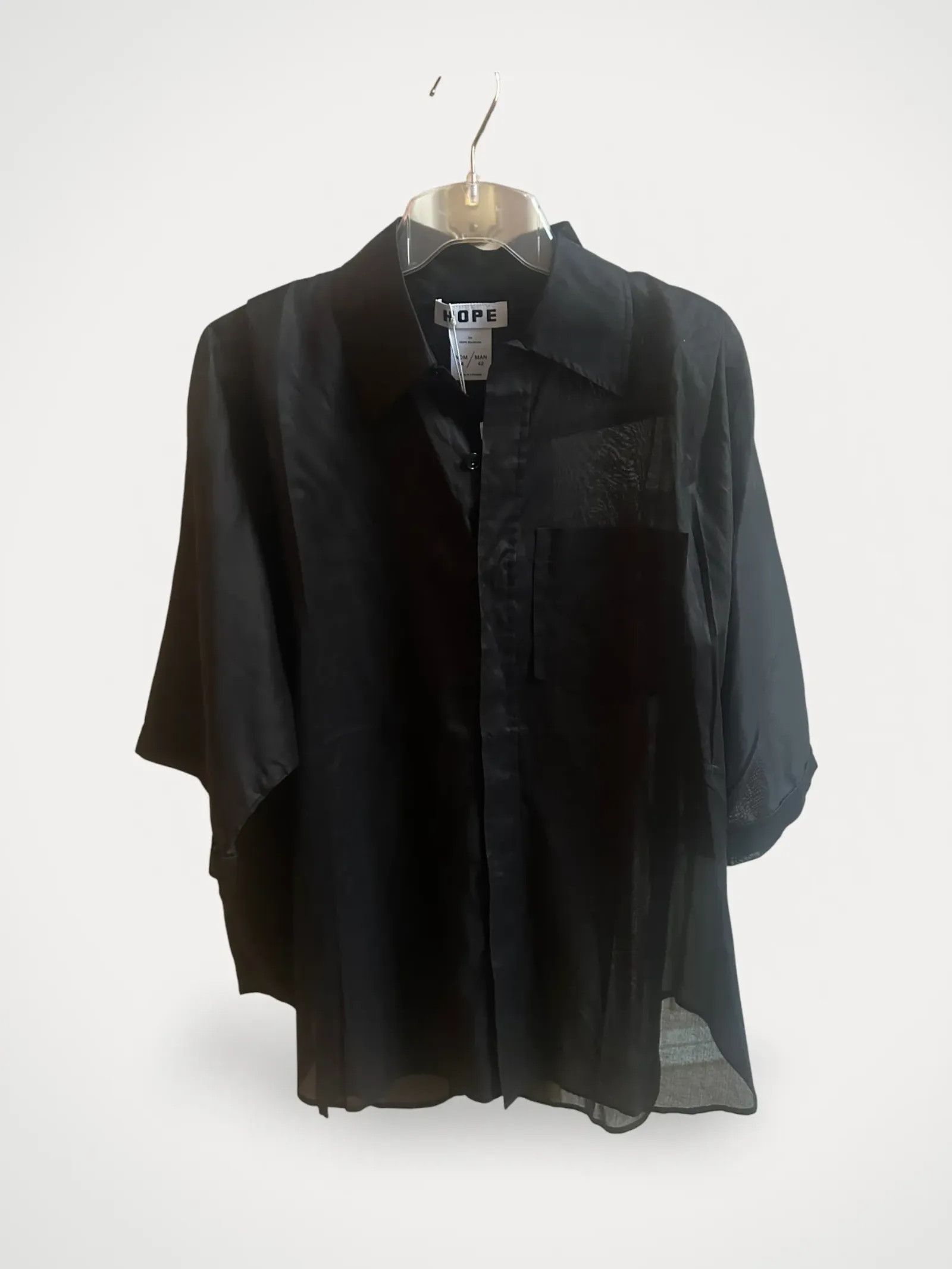 Hope Hope Trunk shirt black organza Shirt Size XS / US 0-2 / IT 36-38 - 1 Thumbnail