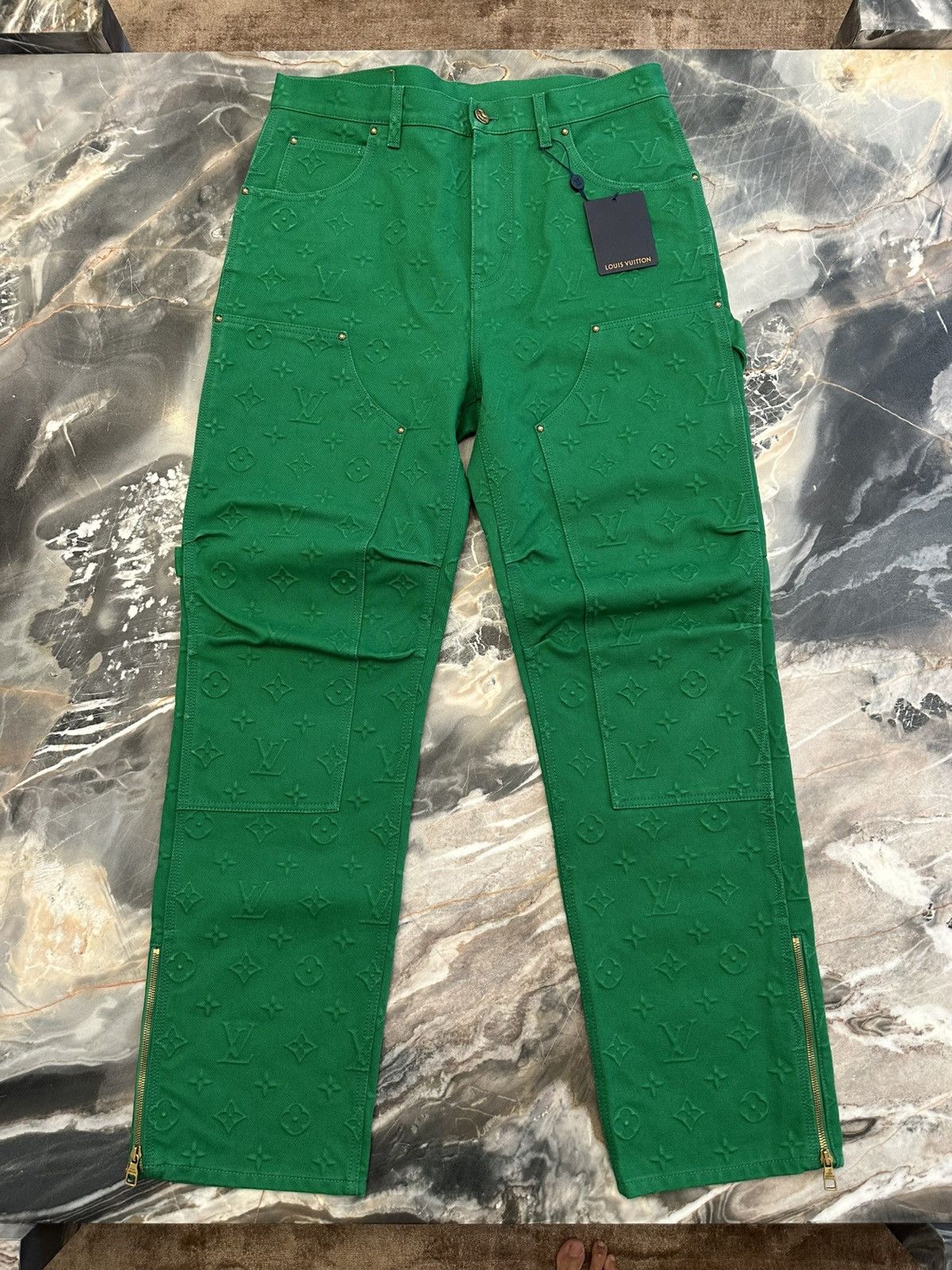 Louis Vuitton Louis Vuitton Monogram Workwear Carpenter Pants Size US 33 - 1 Thumbnail