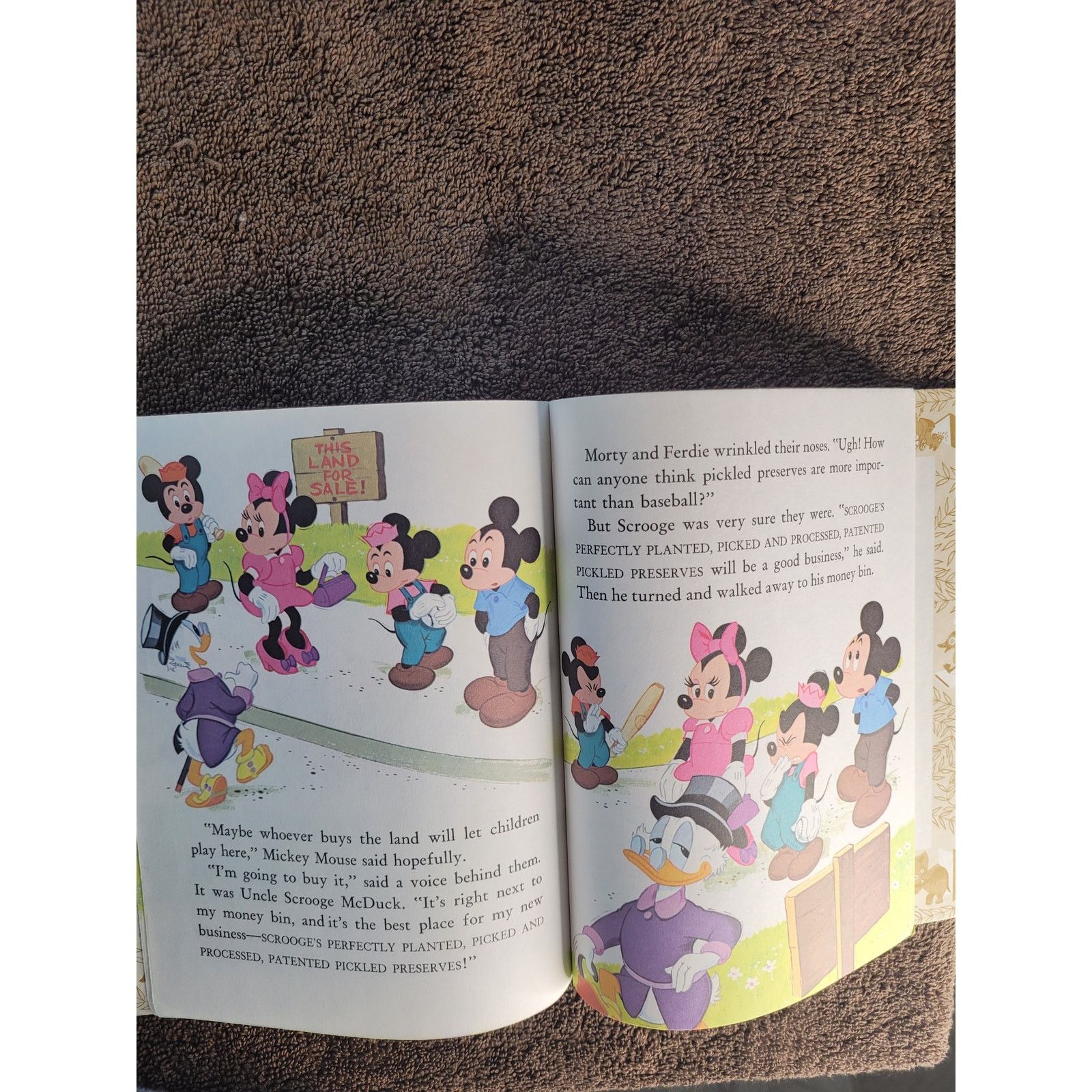 Disney Mickey Mouse and the Great Lot Plot Book Vintage 1974 Size ONE SIZE - 4 Thumbnail