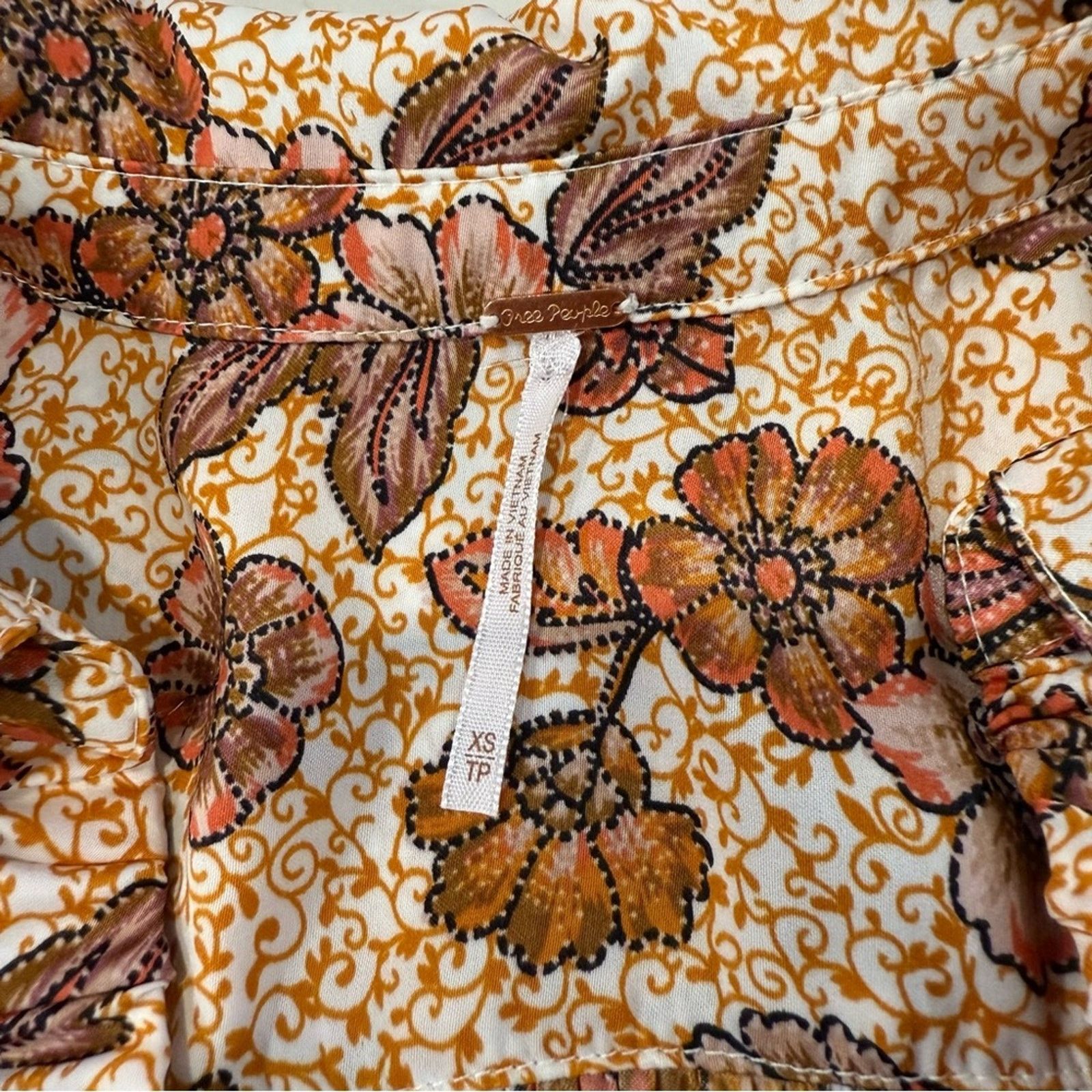 Free People Free People I Got You Long Sleeve Floral Crop Top Womens XS Size XS / US 0-2 / IT 36-38 - 12 Thumbnail