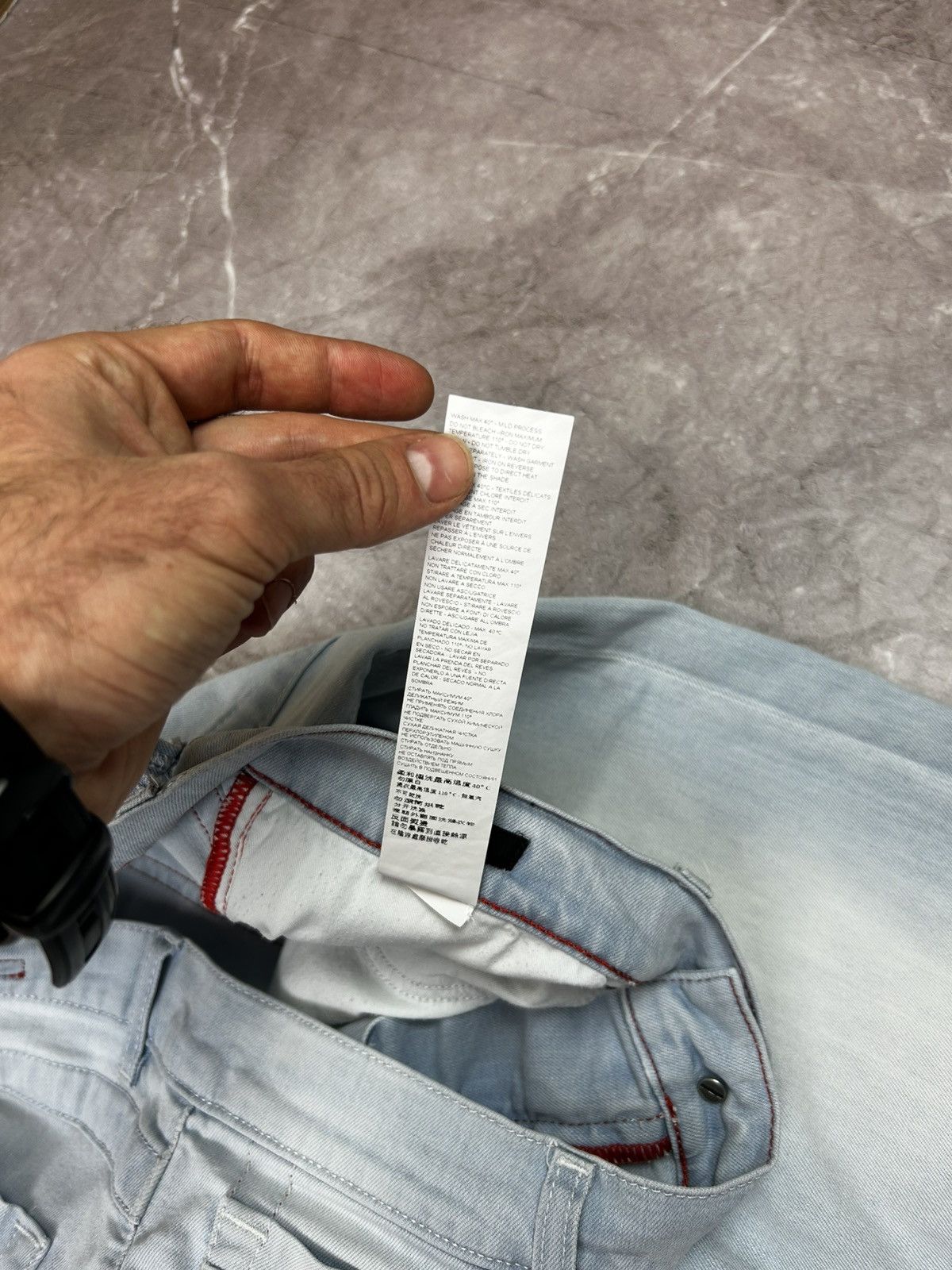 Dirk Bikkembergs Dirk Bikkembergs Biker Jeans Denim Pants Size US 33 - 8 Thumbnail